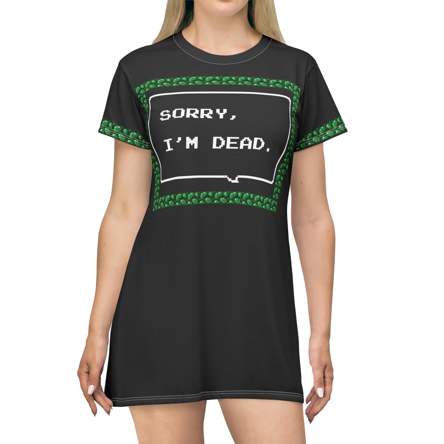 Women's Tee Dress - Sorry, I'm Dead