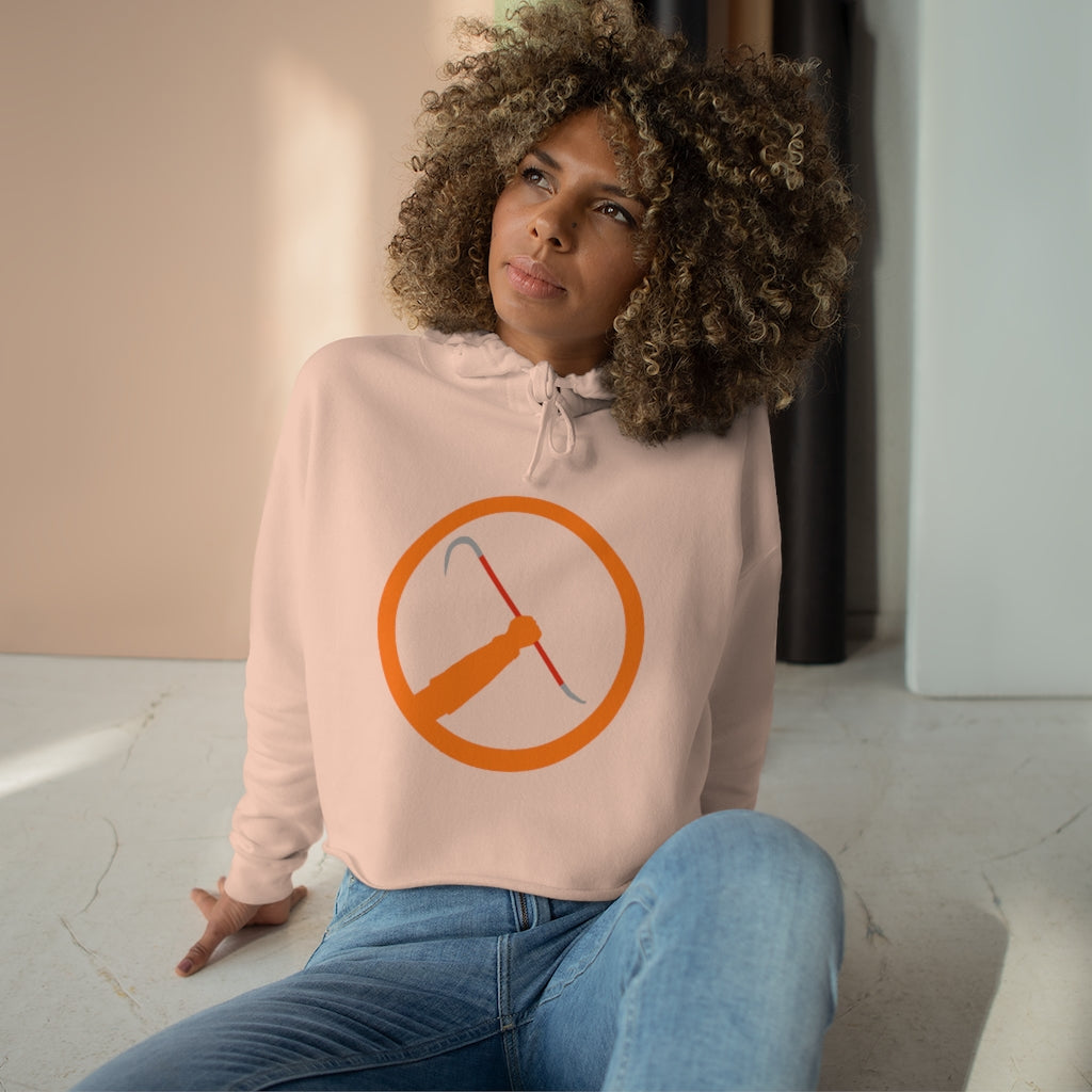 Pink Half-Life Crop Hoodie Gaming Merch