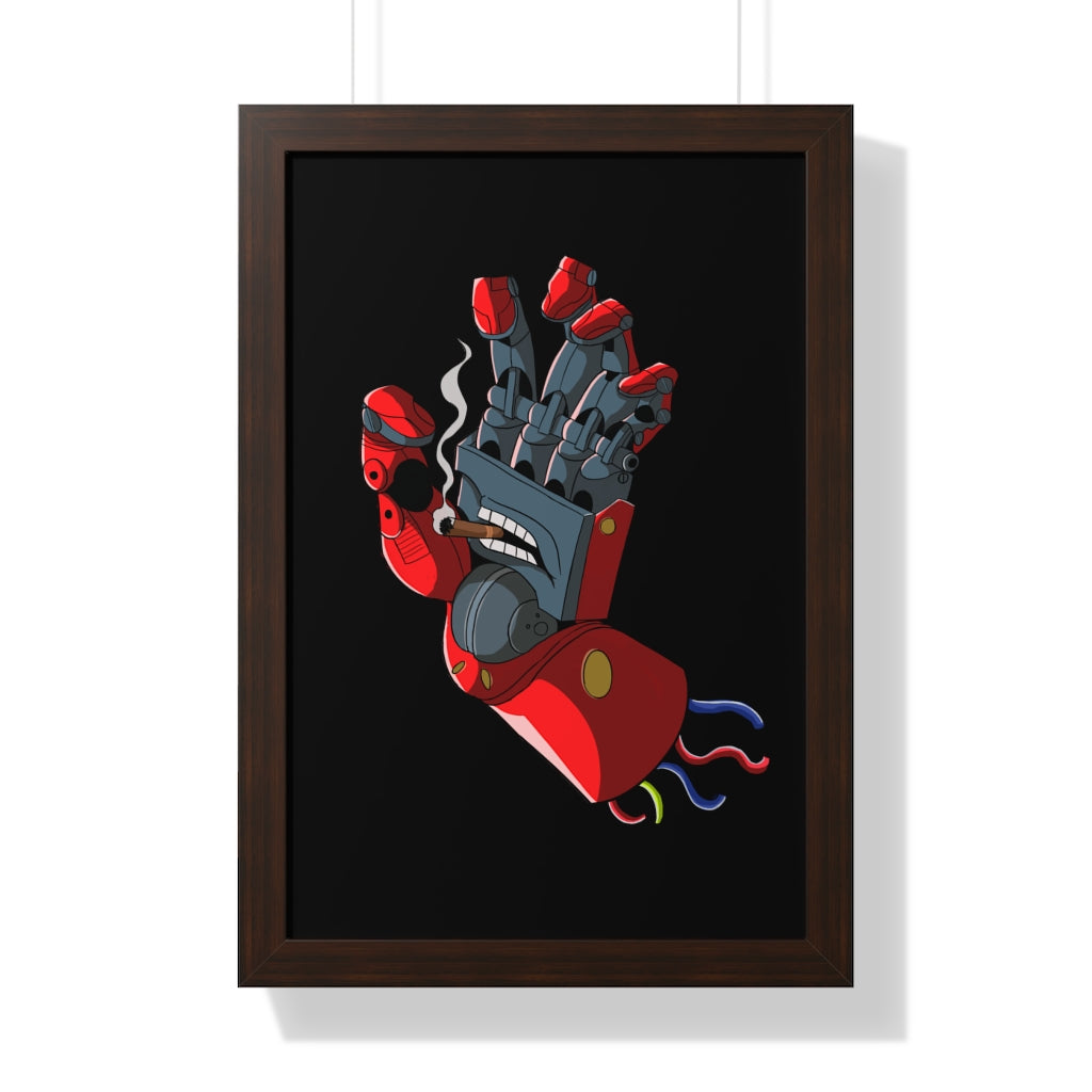 Framed Poster - Boss’ Smoking Hand