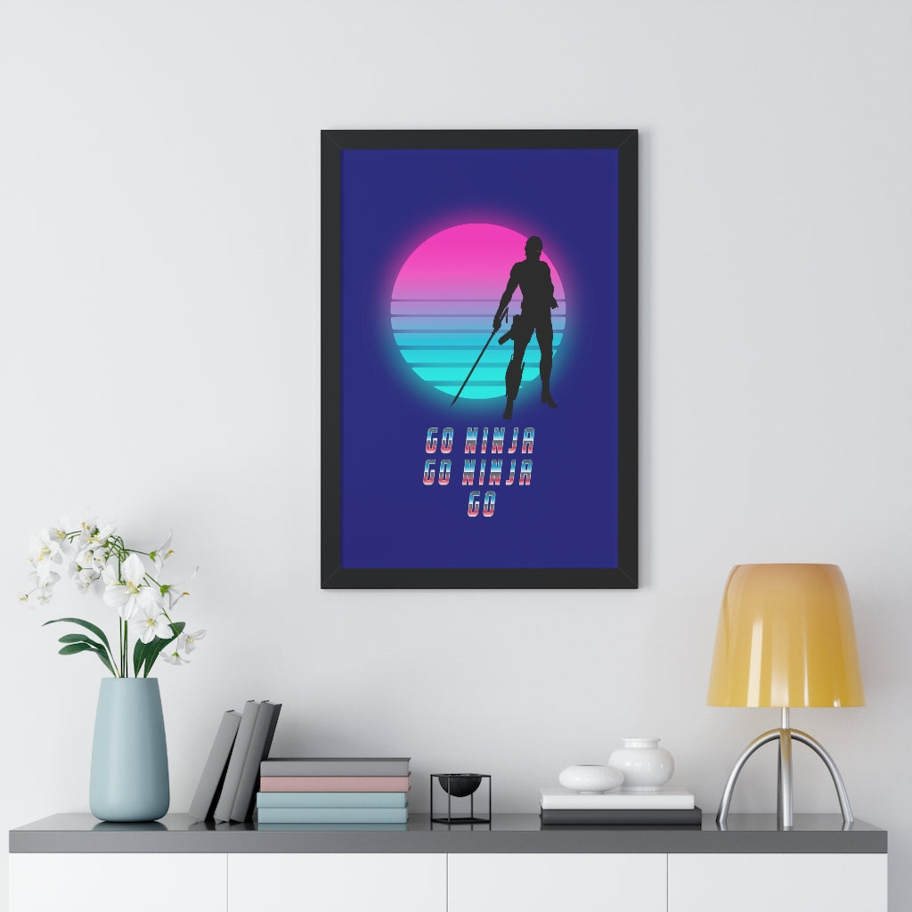 Framed Poster - Go Ninja