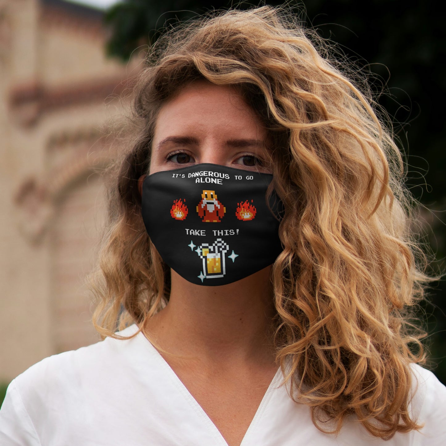 ALS x GSF Face Mask - It's Dangerous to go Alone