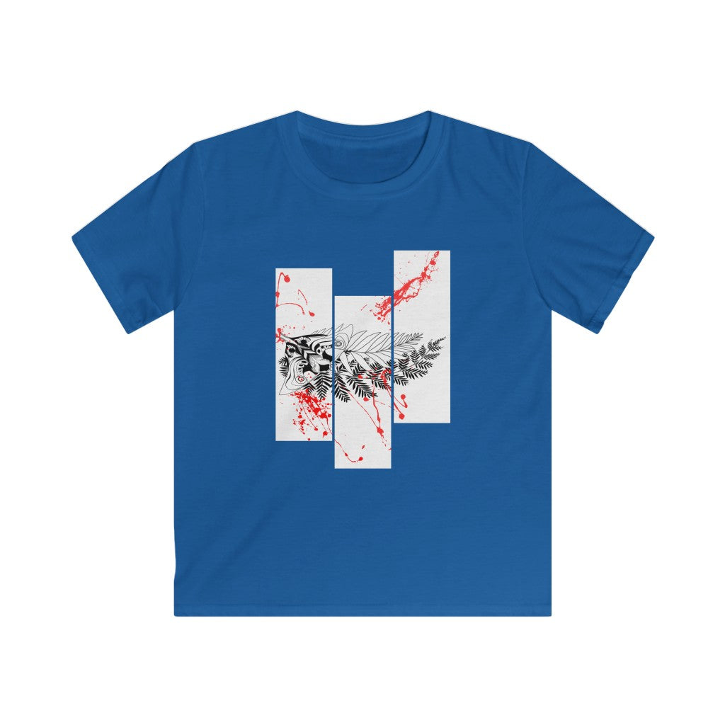 Kids' Tee - Moth Tattoo Black
