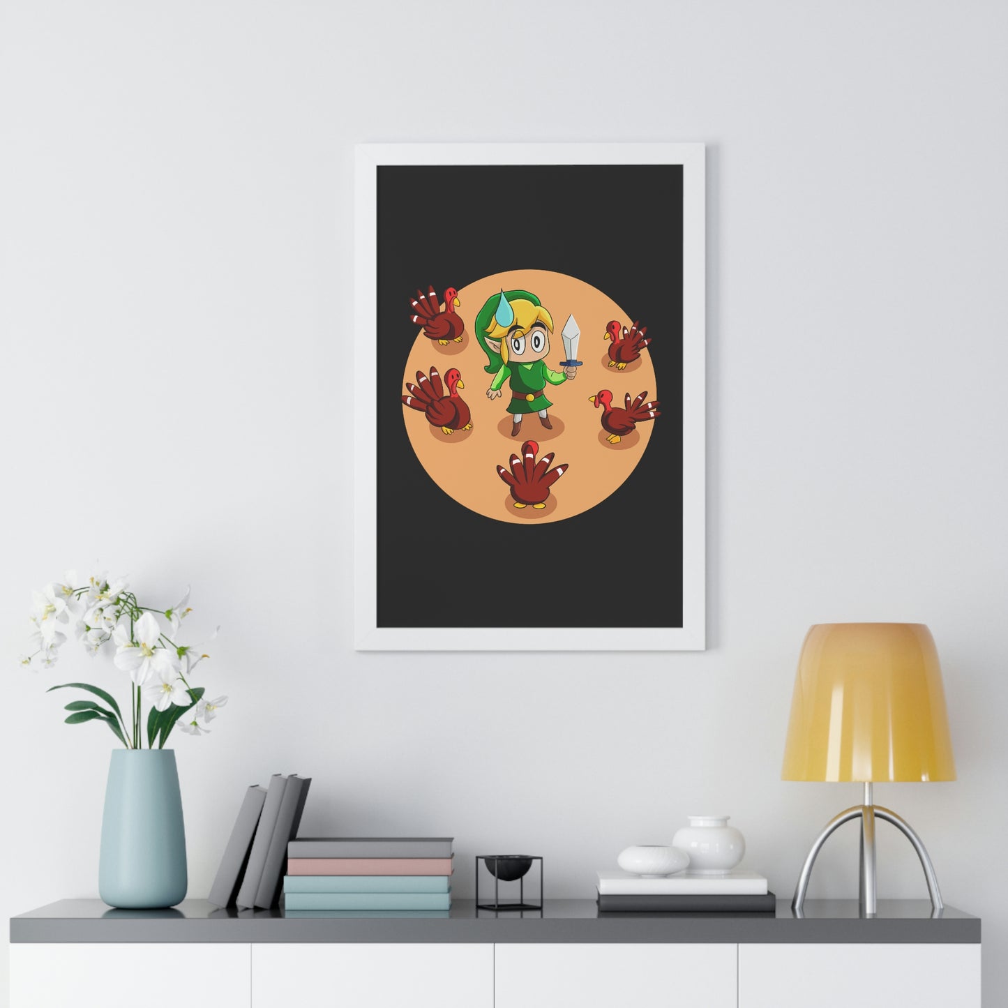The Legend of Zelda Framed Poster - The Legend of Gobble