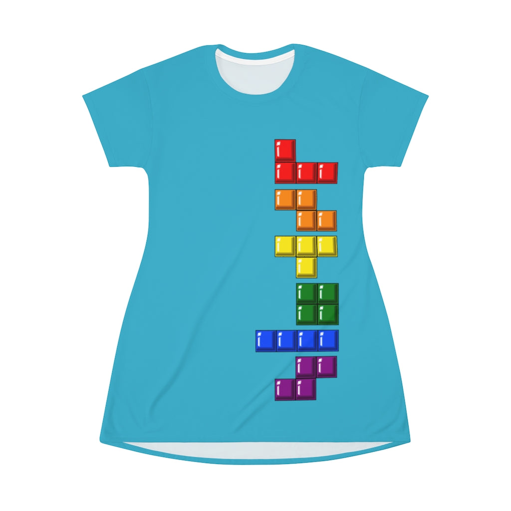 Women's Tee Dress - Blocks' Diversity