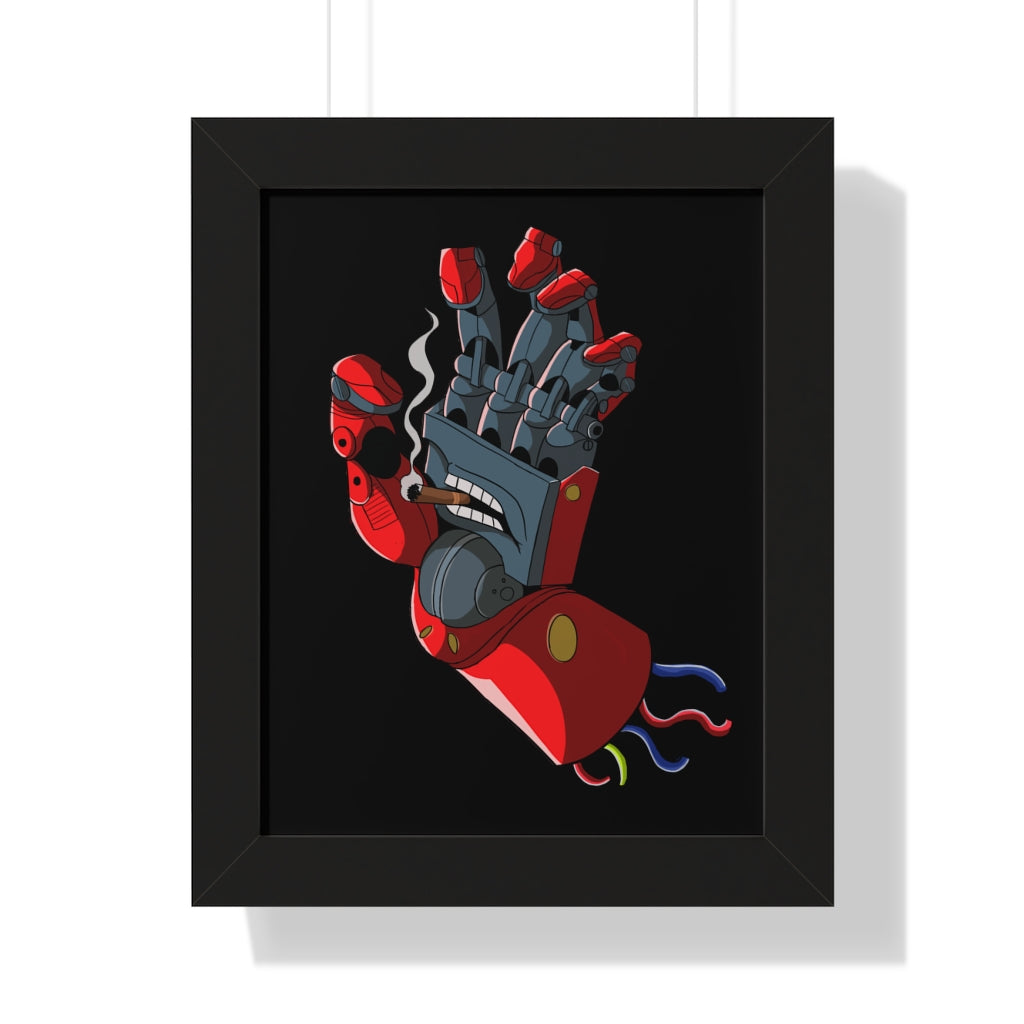 Framed Poster - Boss’ Smoking Hand