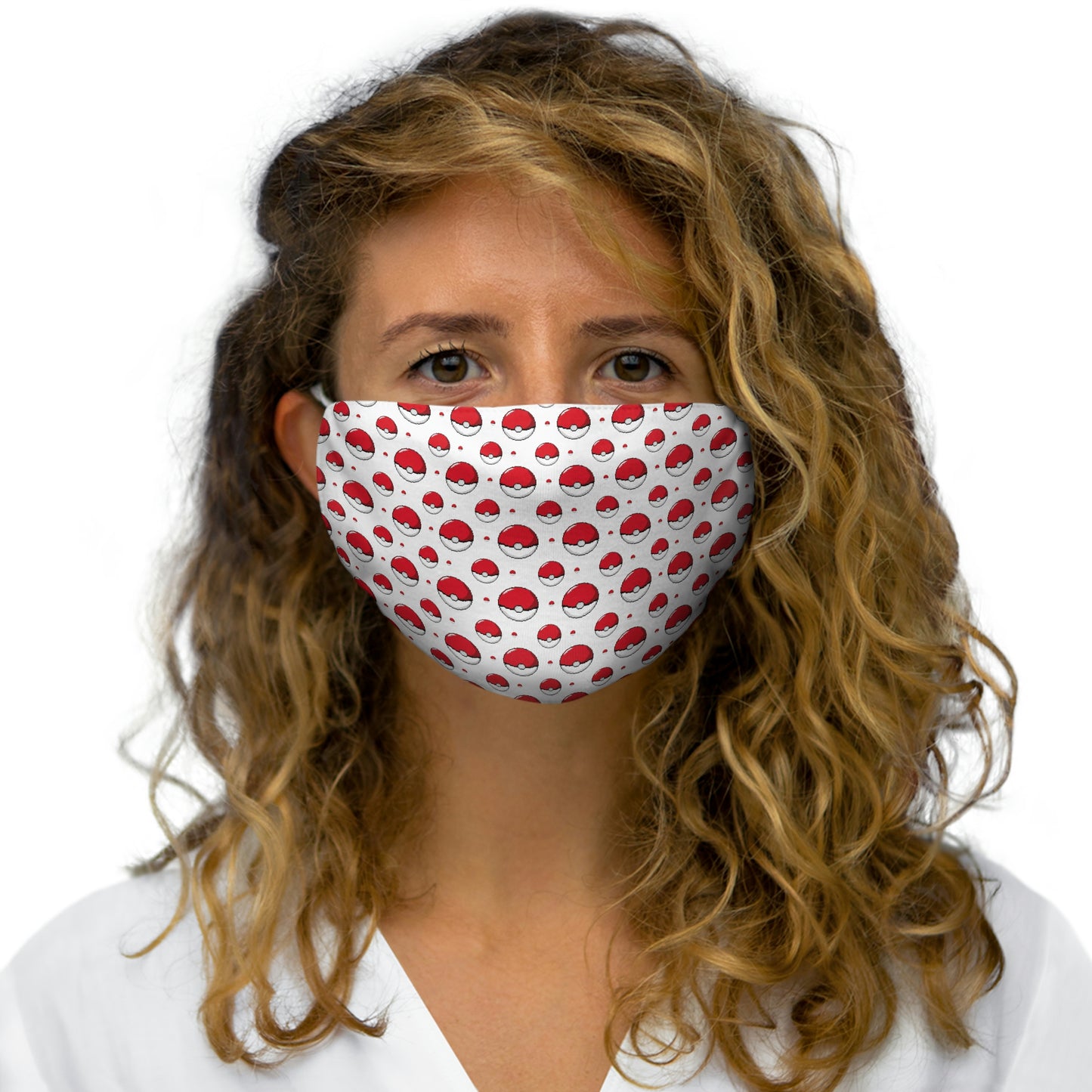 Pokeball Face Mask