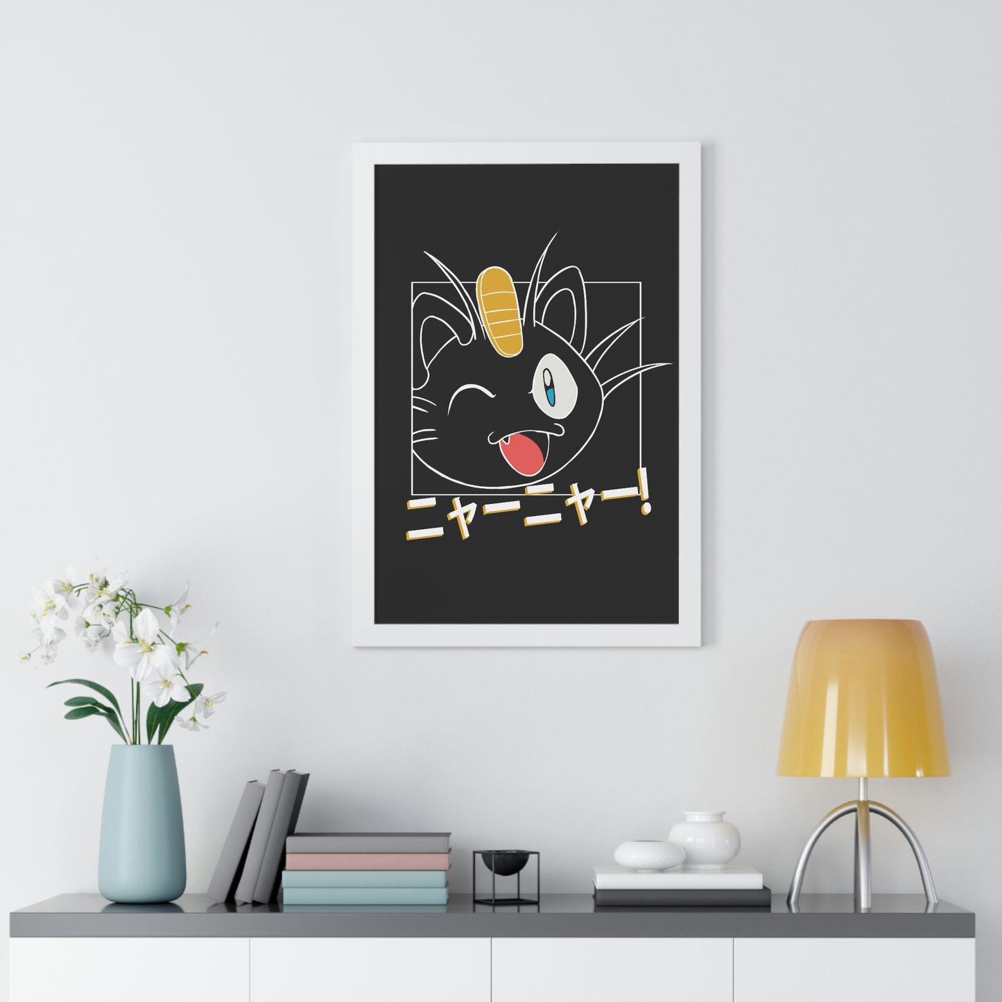 Pokémon Framed Poster - Meowth