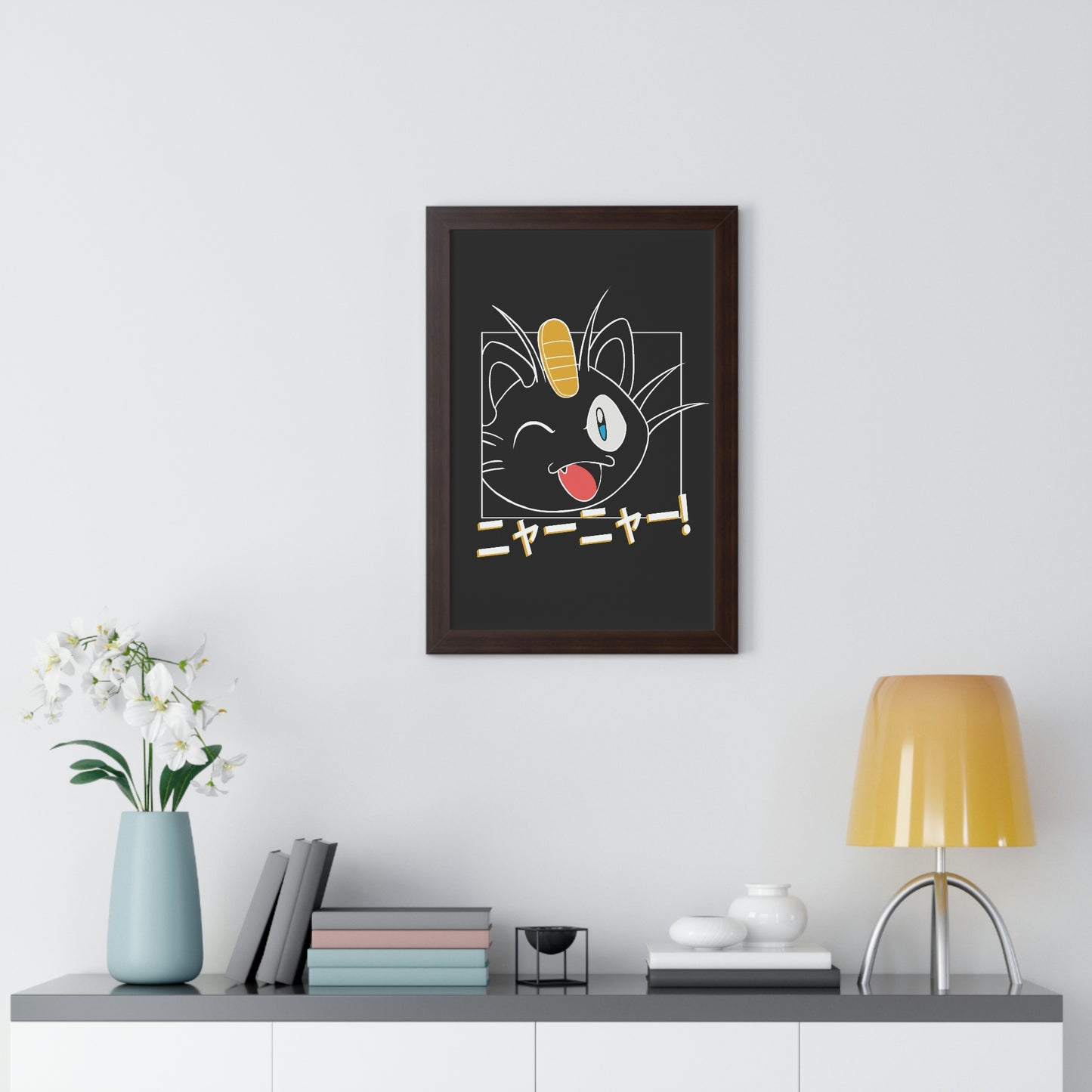 Pokémon Framed Poster - Meowth