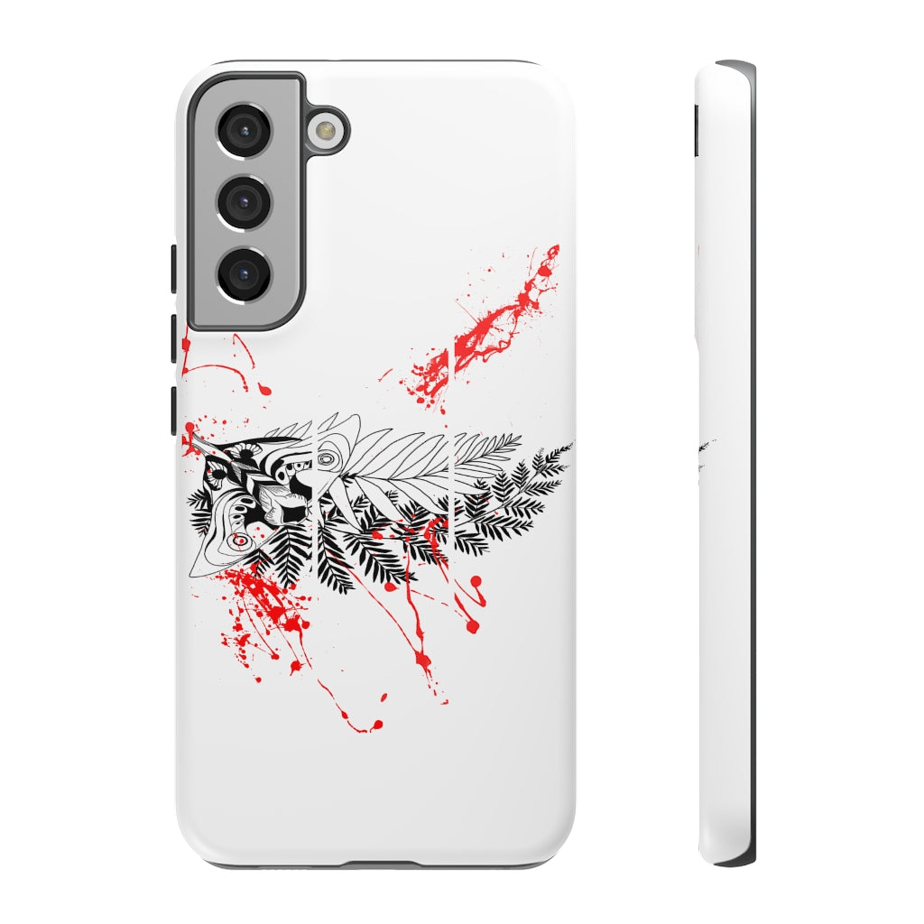 Tough Case - Moth Tattoo White