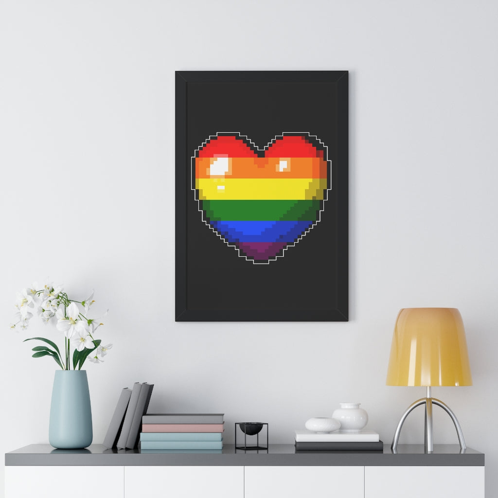 Extra Colorful Life Framed Poster