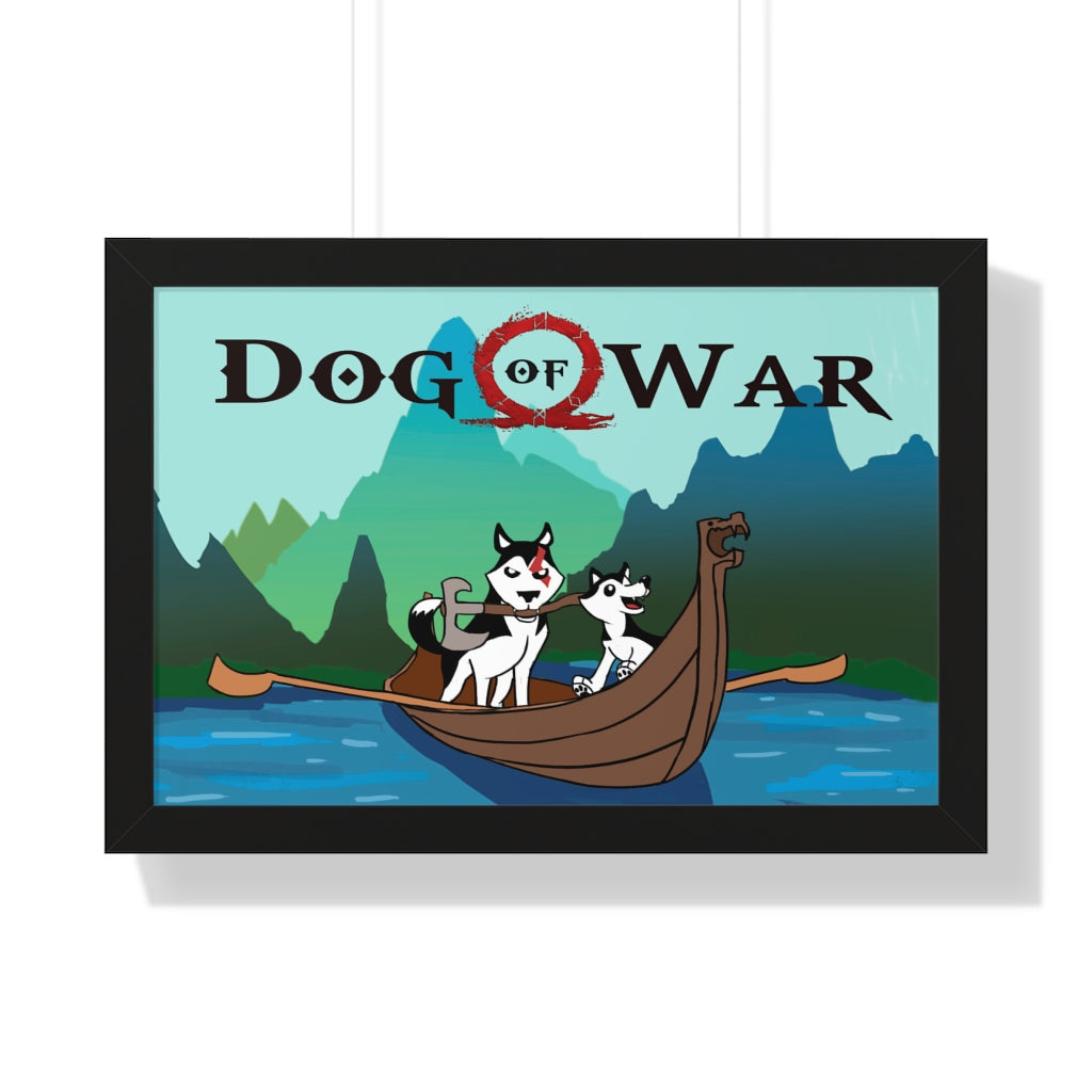 Framed Poster - Dog of War