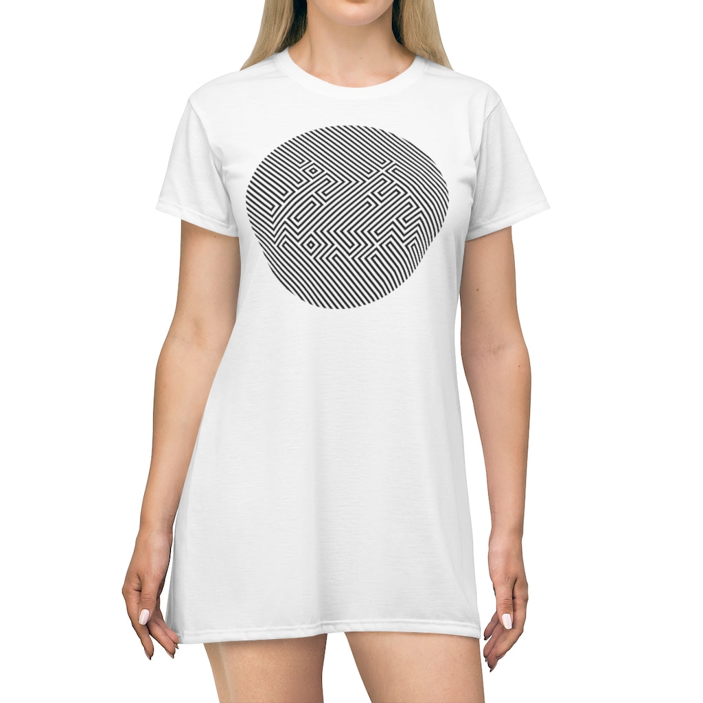 Women's Tee Dress - Invader Stealth
