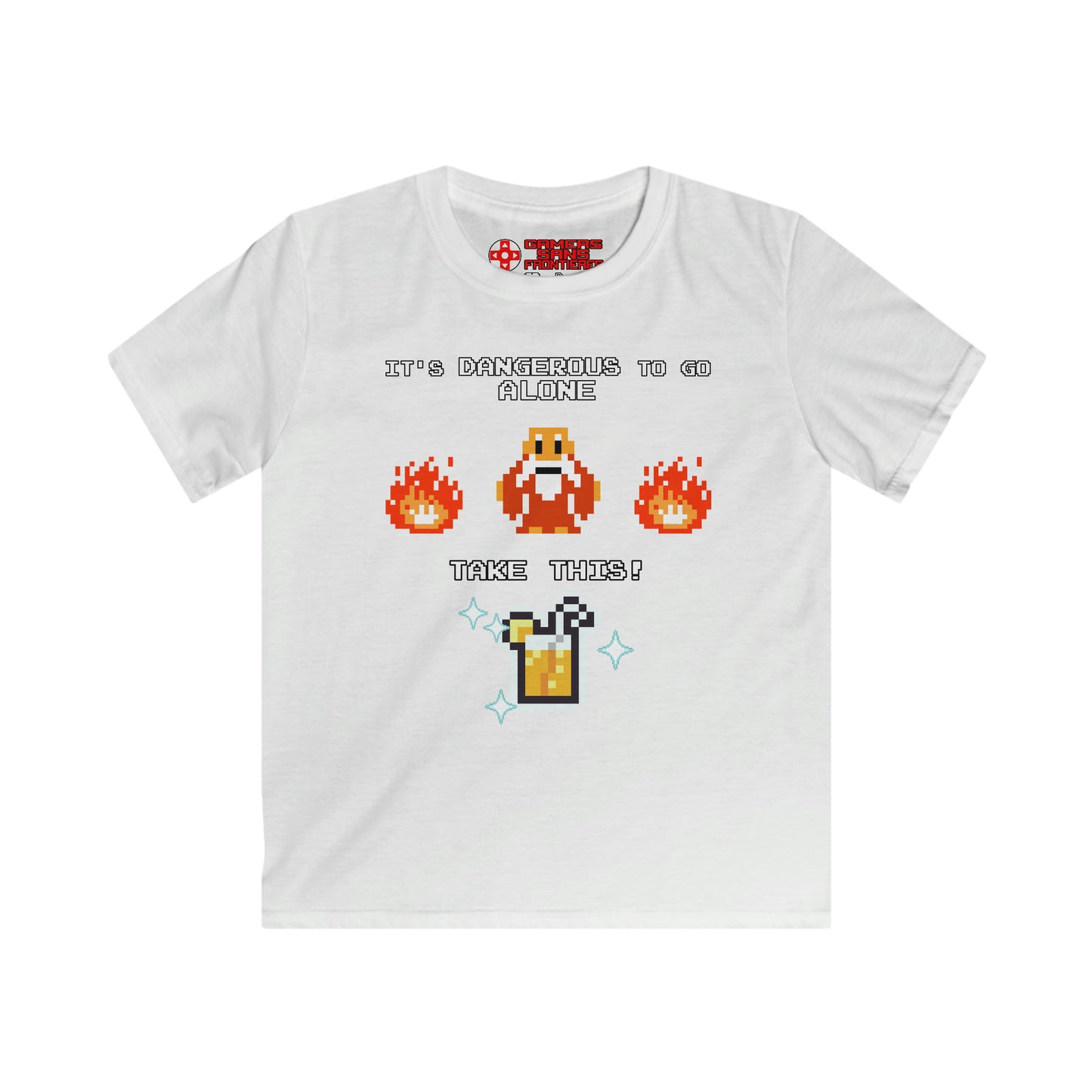 ALS x GSF Kid's Tee - It's Dangerous to go Alone