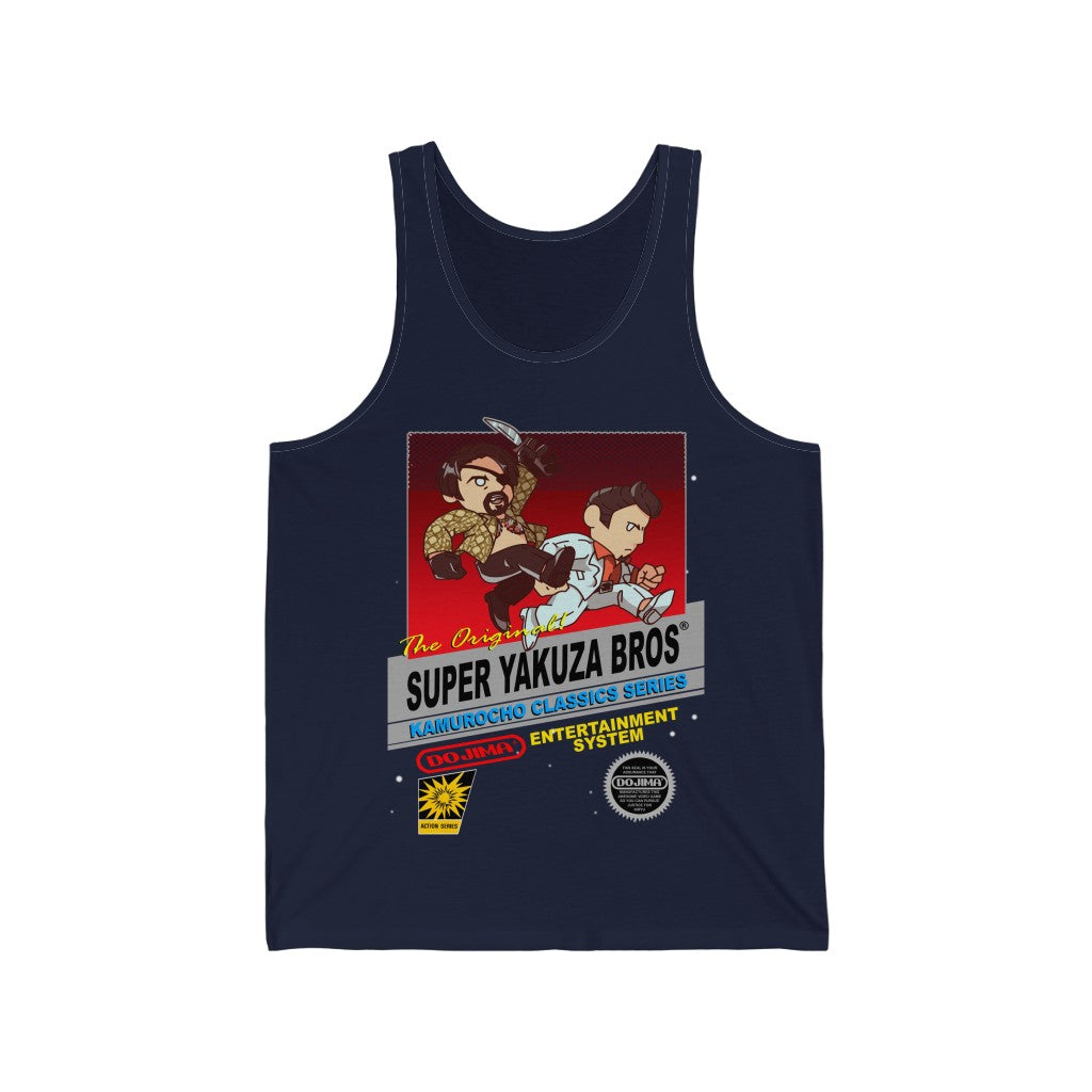 Navy Yakuza Tank T Shirt Gaming Fashion