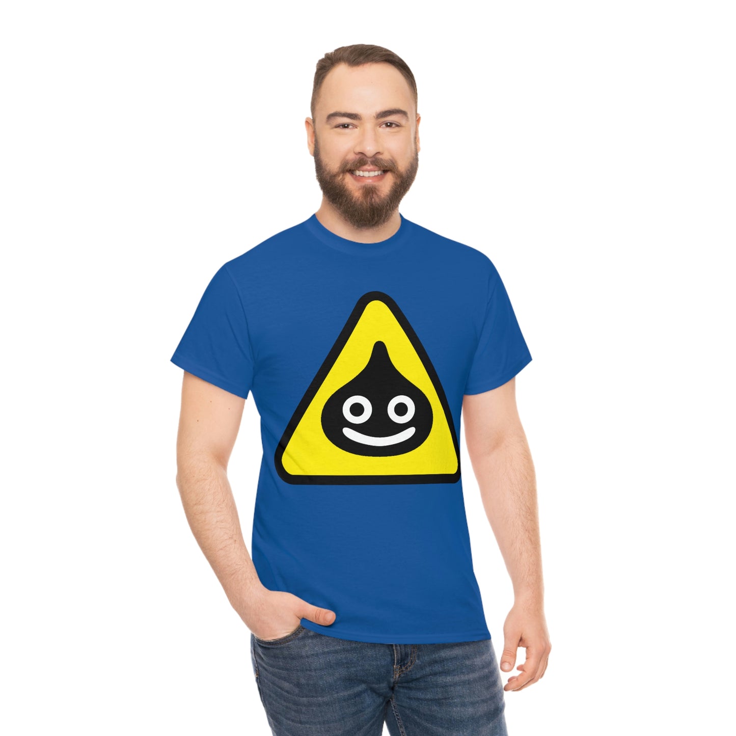 Dragon Quest Men's Tee - Caution Slimery