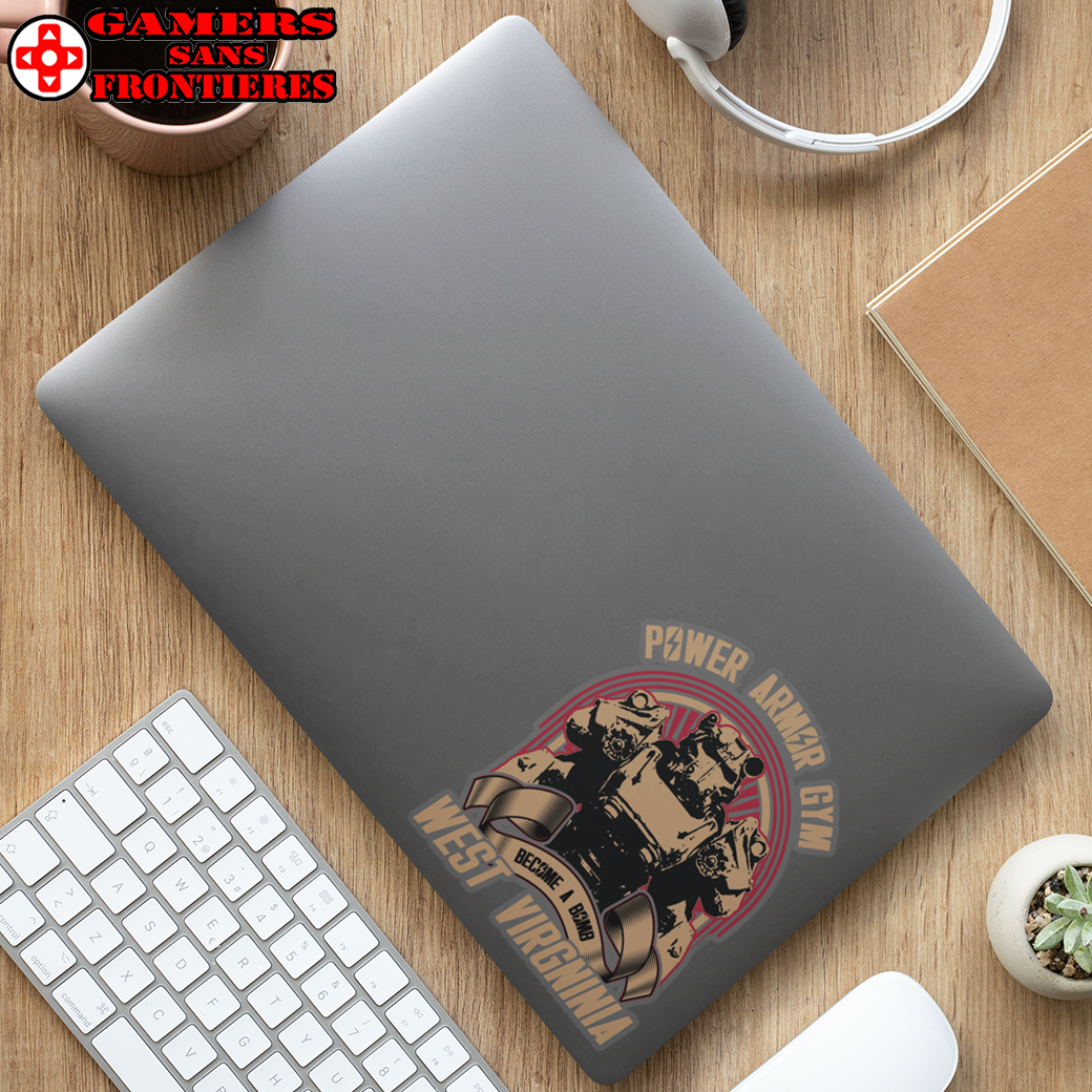 Transparent Outdoor Sticker - Power Armor