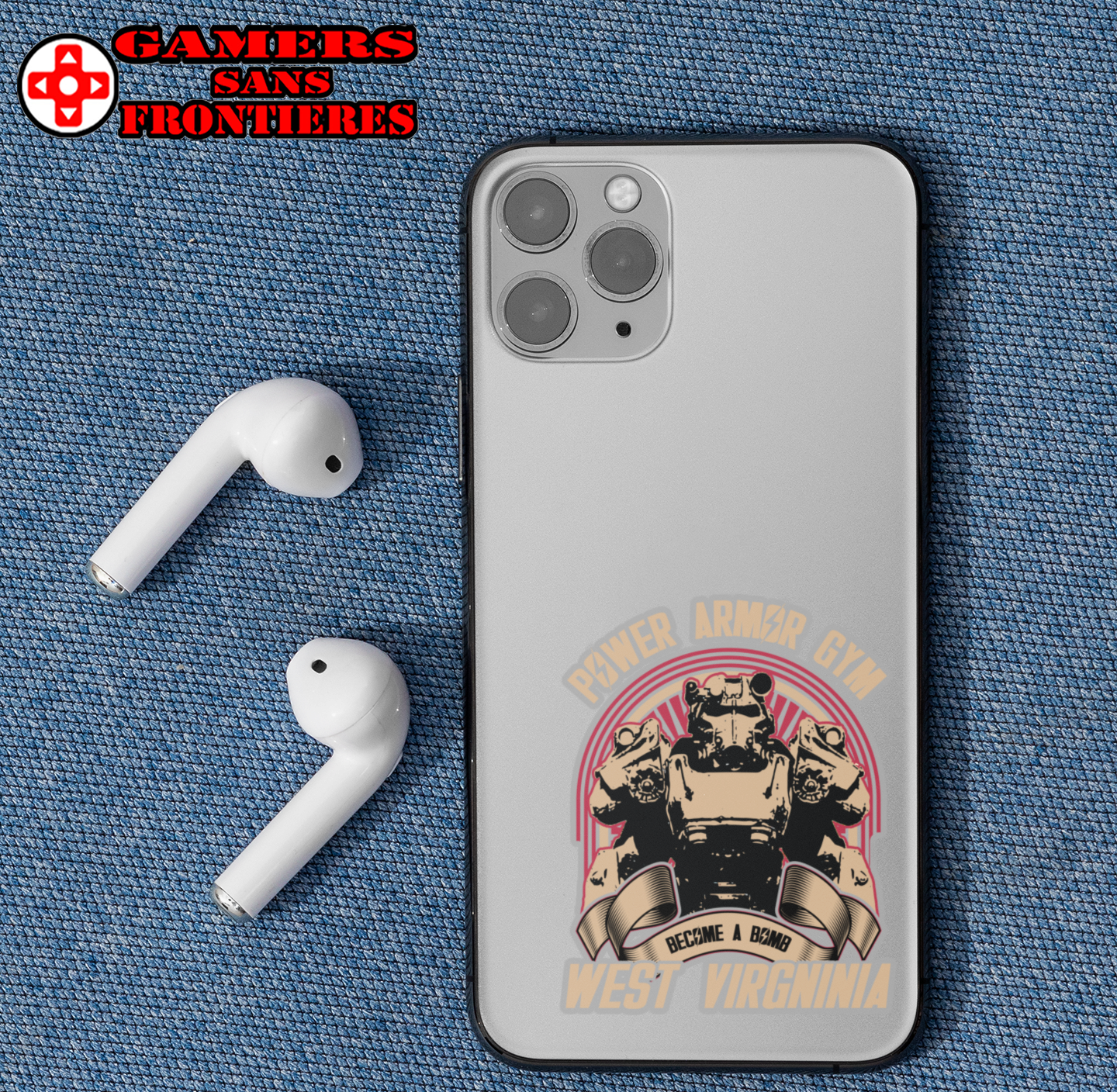Transparent Outdoor Sticker - Power Armor