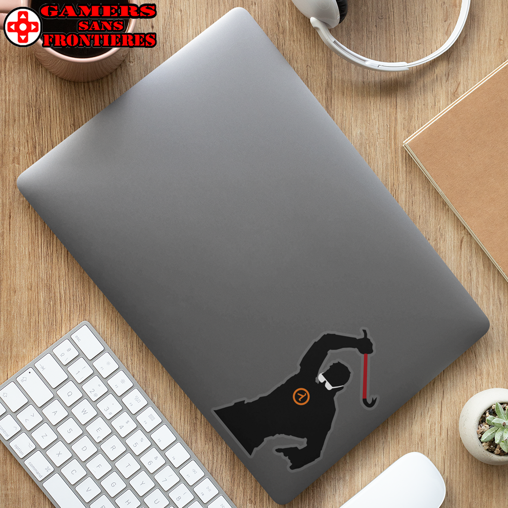 Transparent Outdoor Sticker - Freeman