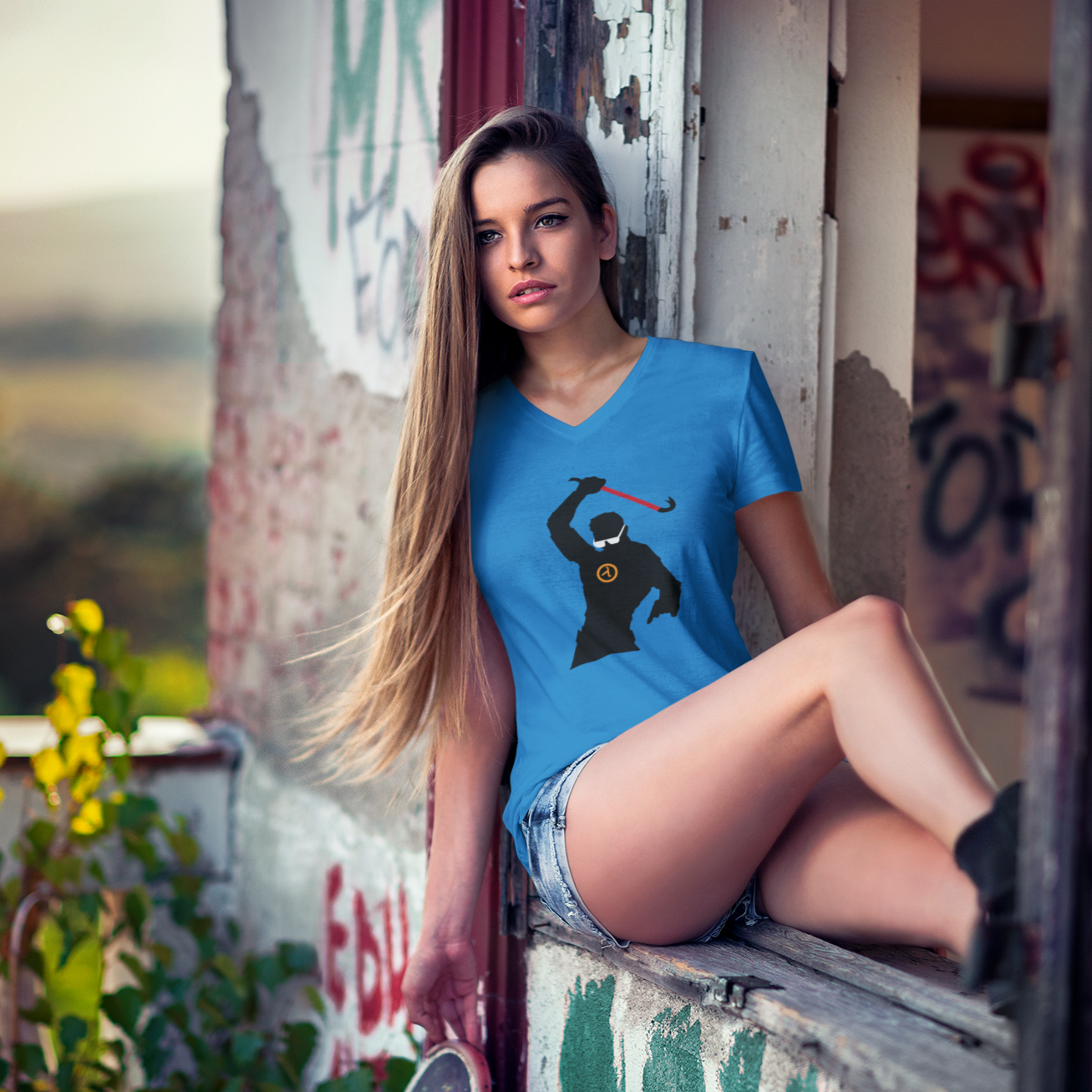 True Royal Half-Life V T Shirt Gaming Fashion