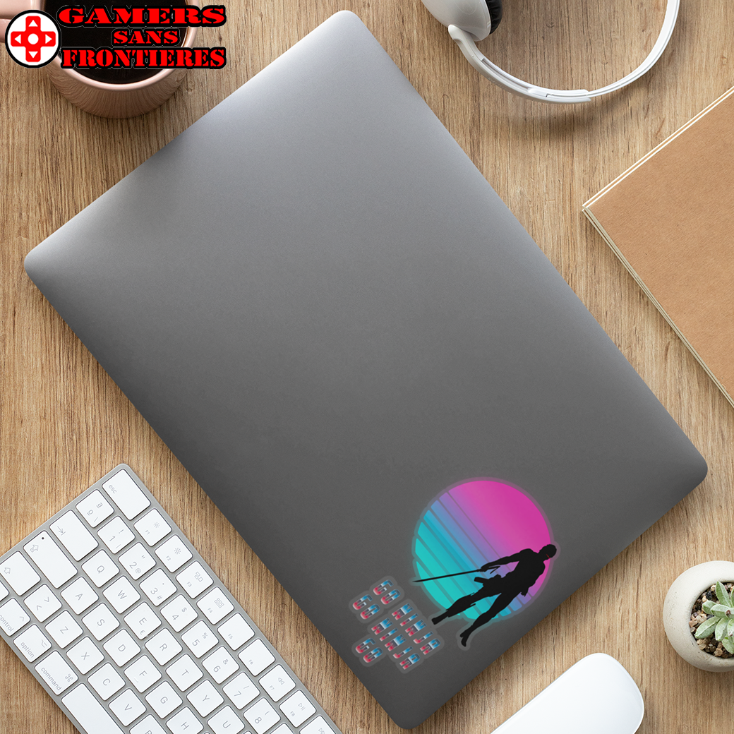 Transparent Outdoor Sticker - Go Ninja Tee