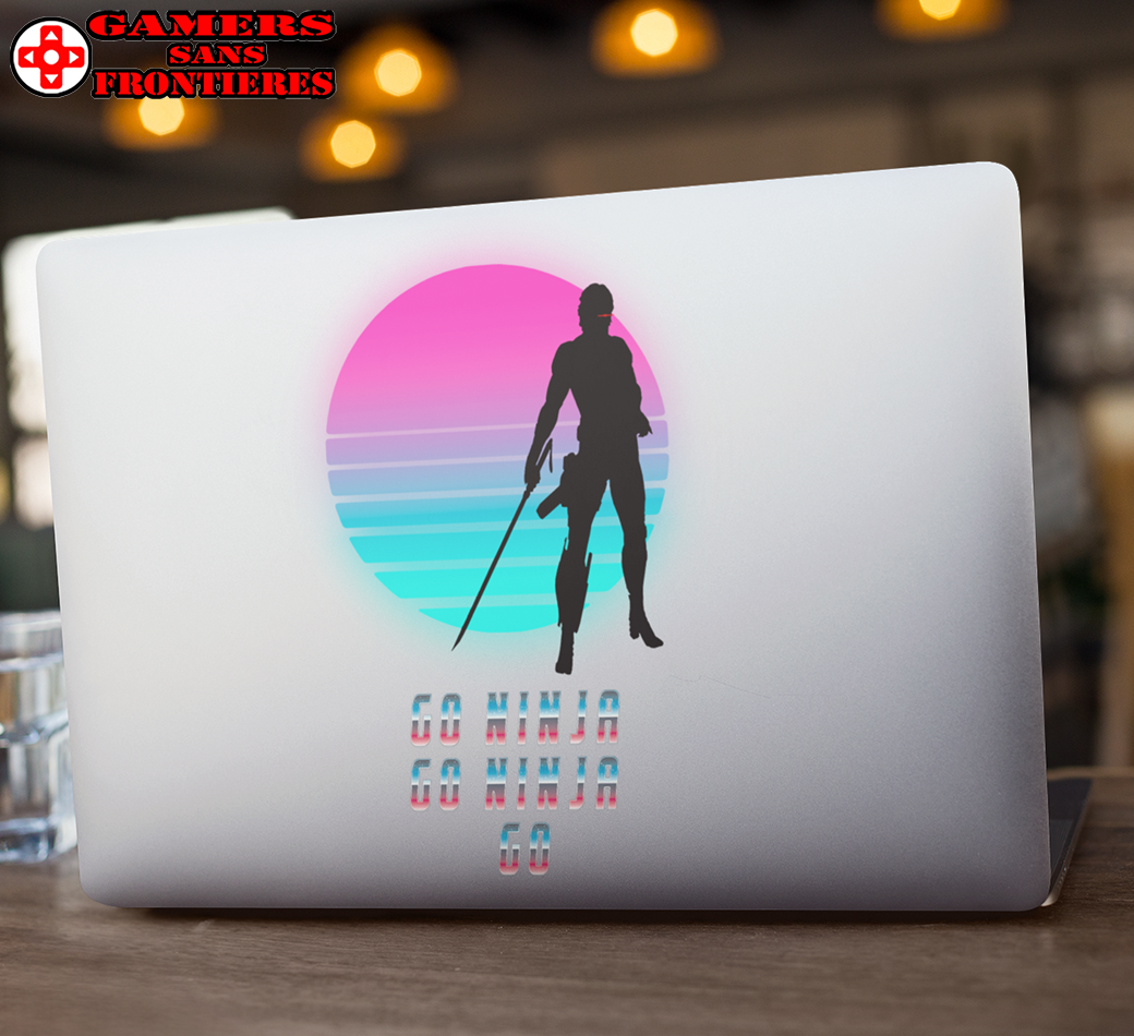 Transparent Outdoor Sticker - Go Ninja Tee