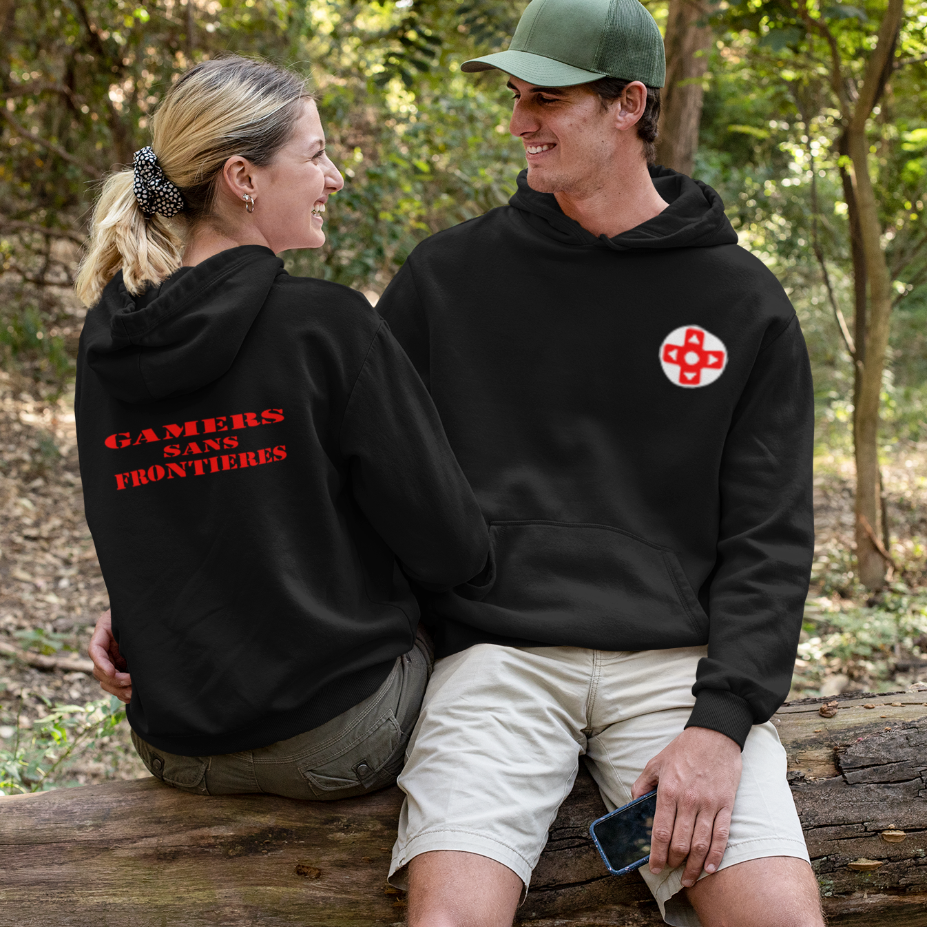 Black Gamers Sans Frontieres Hoodie Gaming Fashion