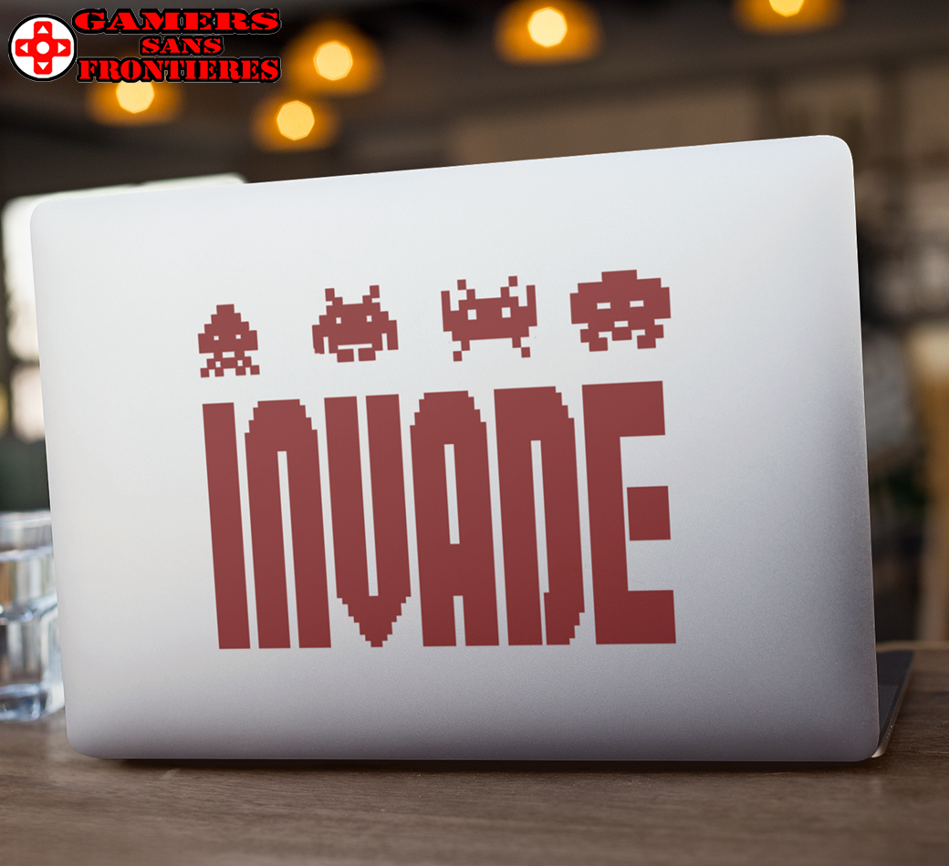 Transparent Outdoor Sticker - Invasion