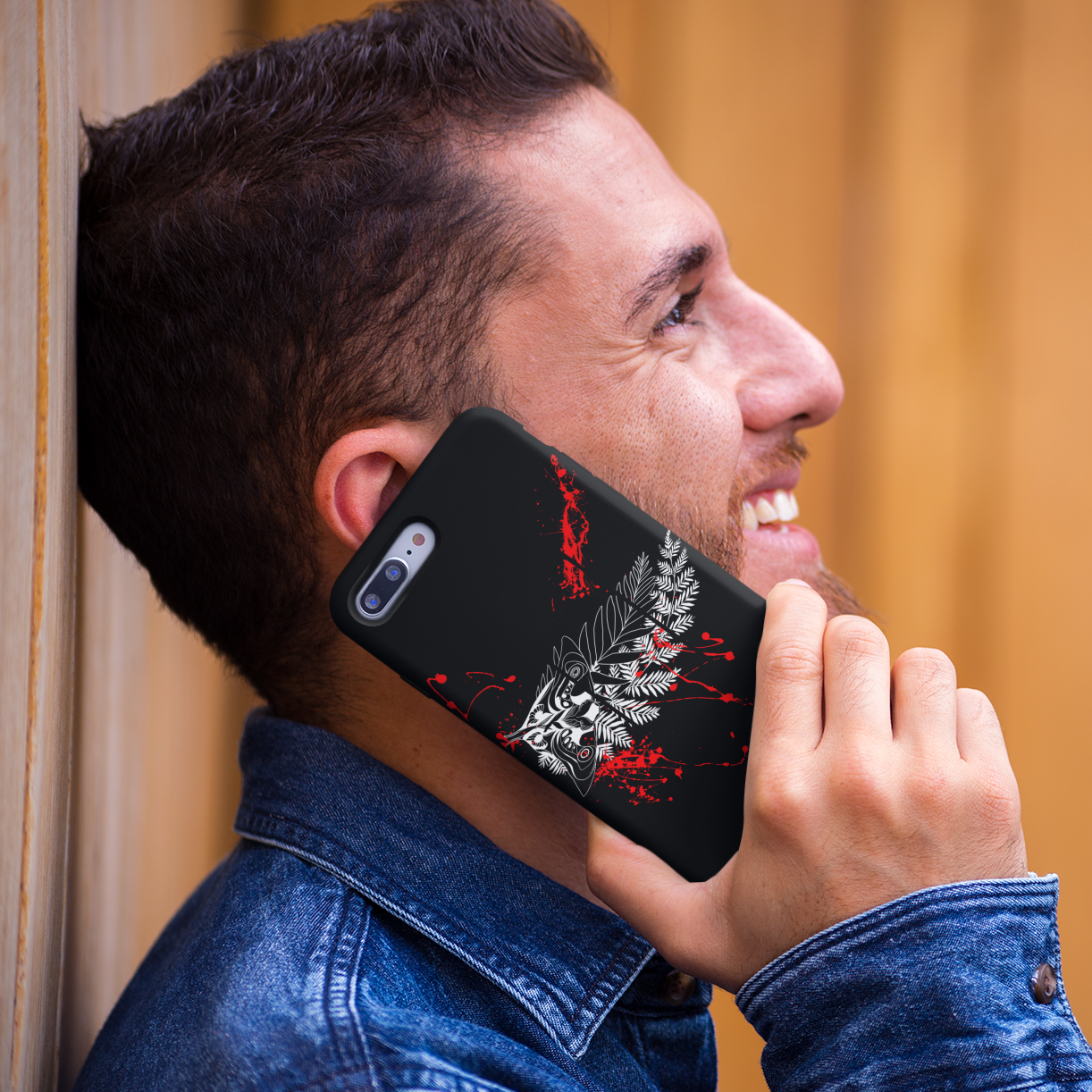 Tough Case - Moth Tattoo Black