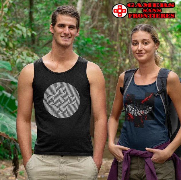 Gamers Sans Frontieres Mens' Tank - GSF Stealth