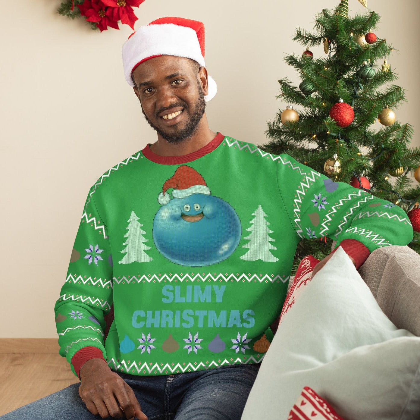 Christmas Sweatshirt -Slimy Weather