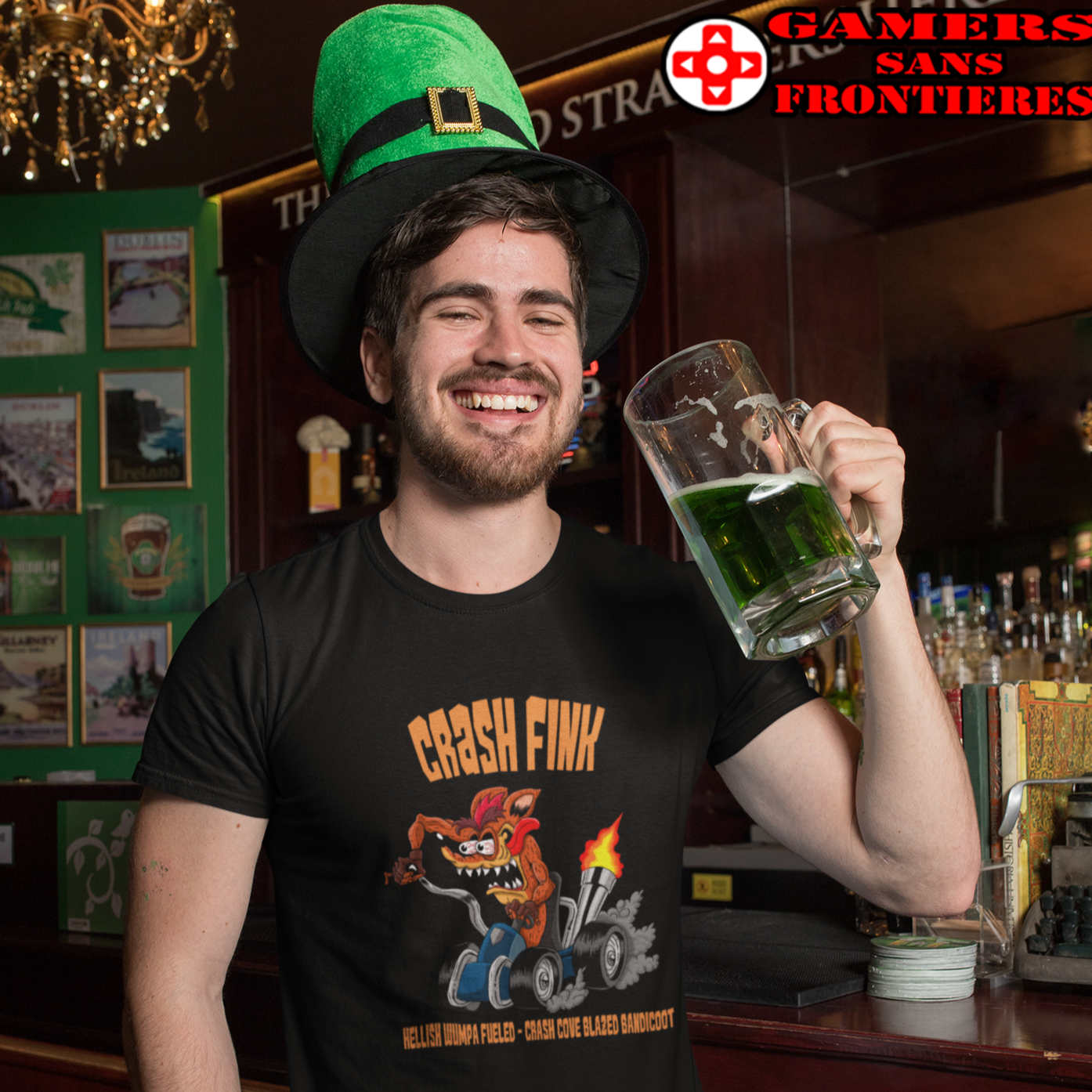 Crash Bandicoot Men's Tee - Crash Fink