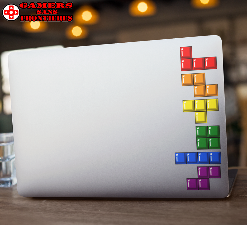 Transparent Outdoor Sticker - Blocks’ Diversity