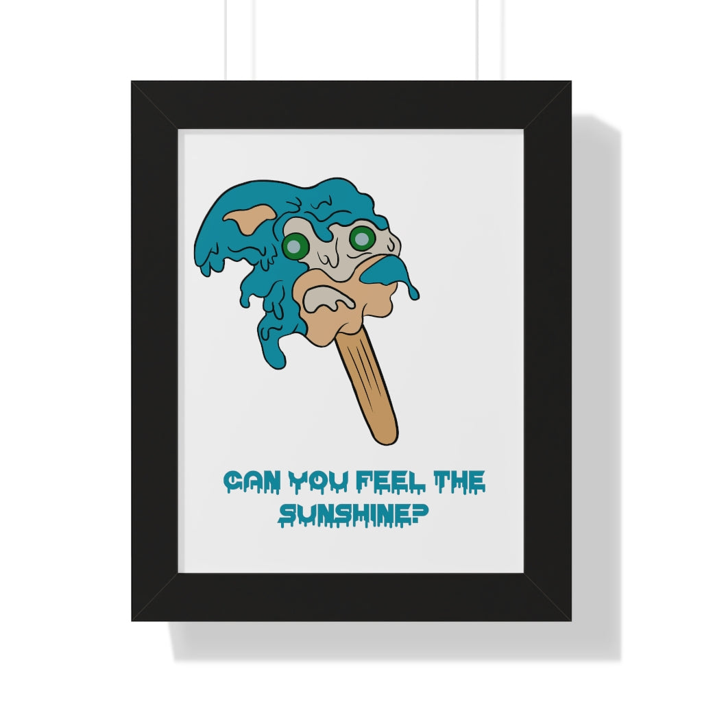 Framed Poster - Melting Sonic