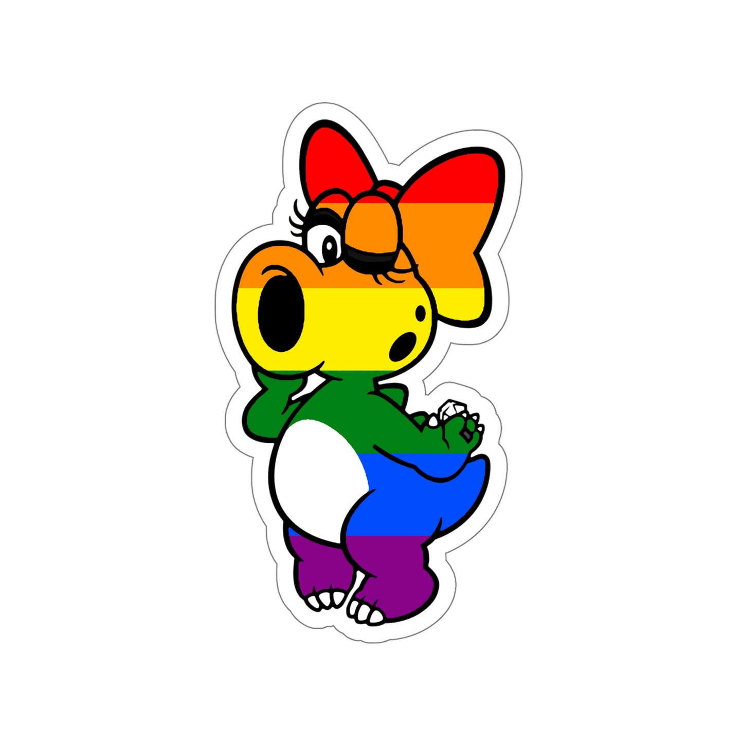 Super Mario Bros Die-Cut Sticker - LGTBirdo
