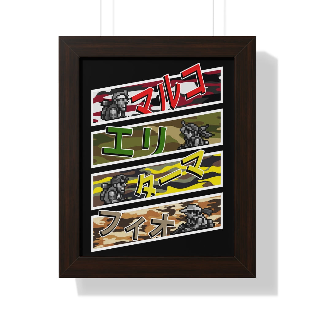 Framed Poster - Peregrin Camo