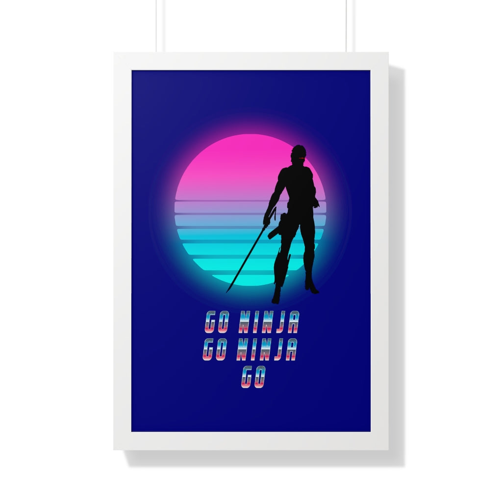 Framed Poster - Go Ninja