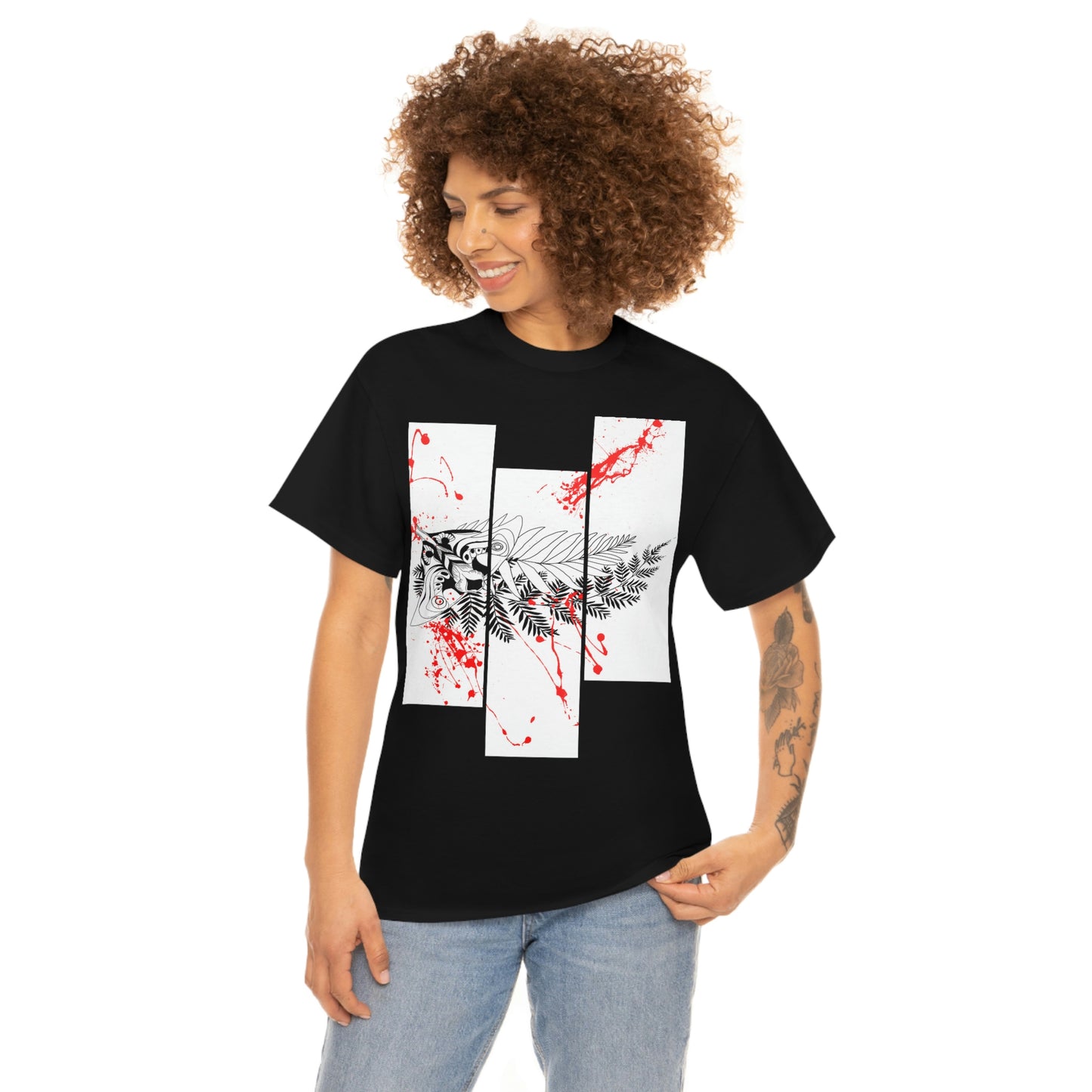 The Last of Us Men's Tee - Moth Tattoo Black
