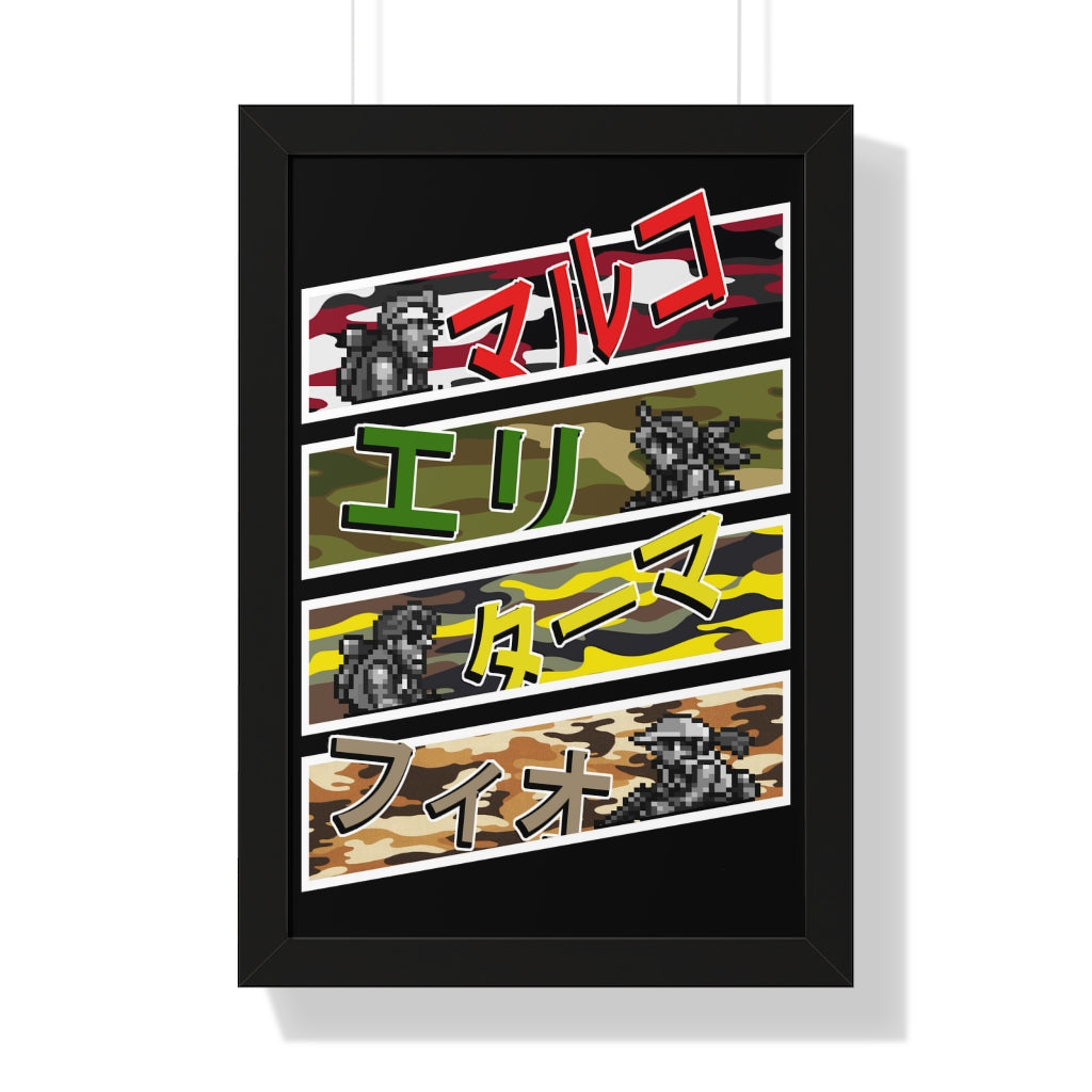 Framed Poster - Peregrin Camo