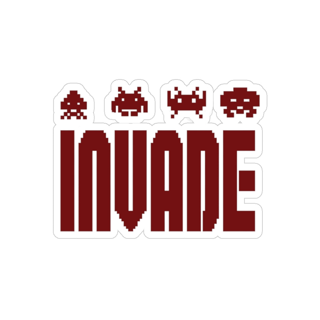 Transparent Outdoor Sticker - Invasion