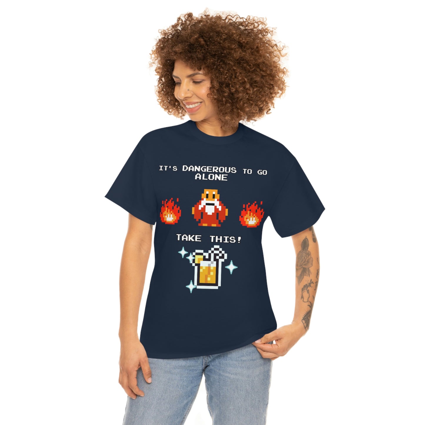 ALS x GSF Men's Tee - It's Dangerous to go Alone