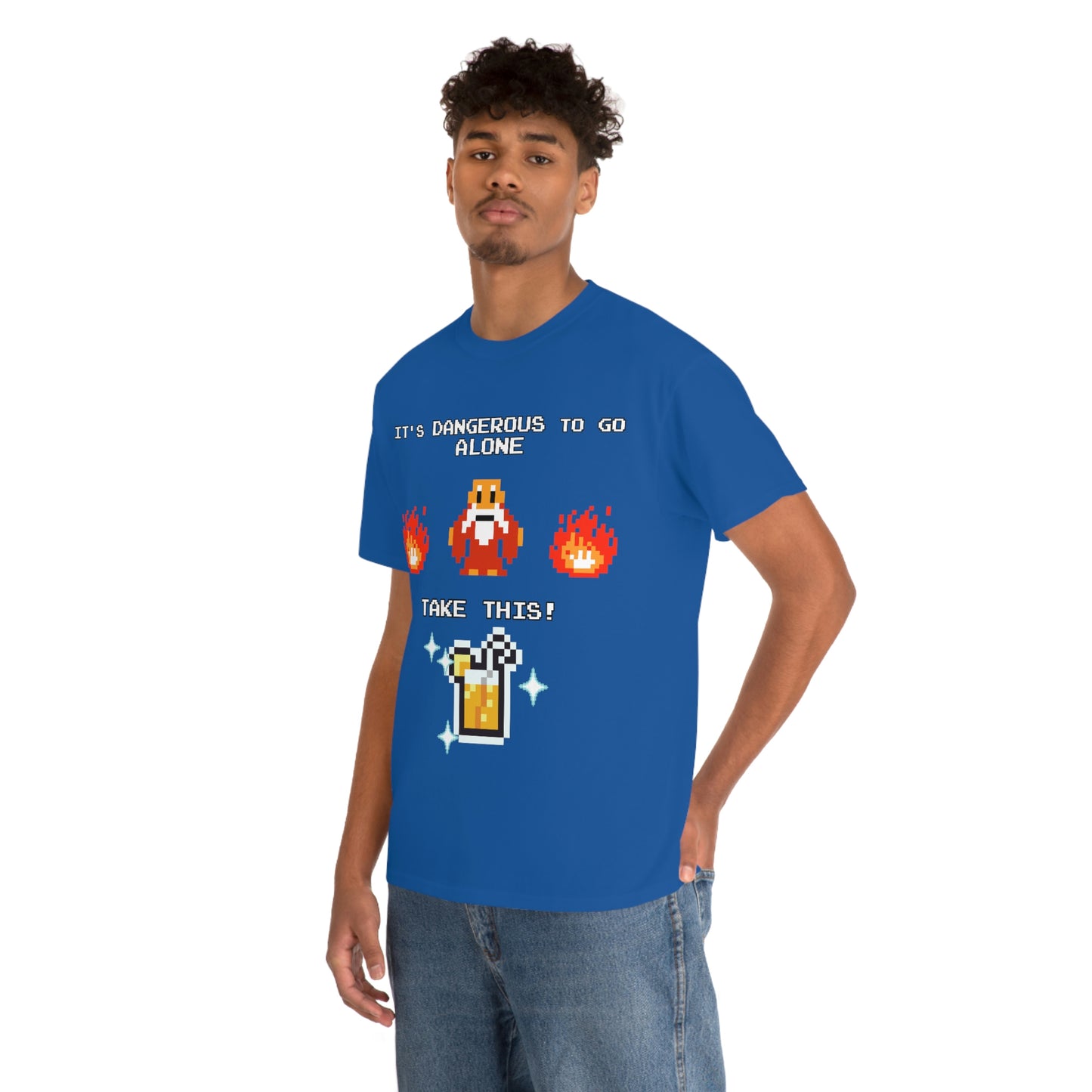 ALS x GSF Men's Tee - It's Dangerous to go Alone