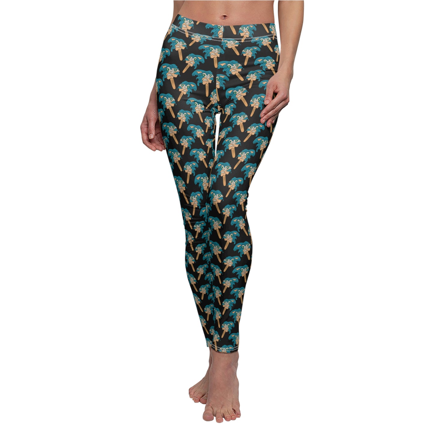 Women's Leggings - Melting Sonic pattern