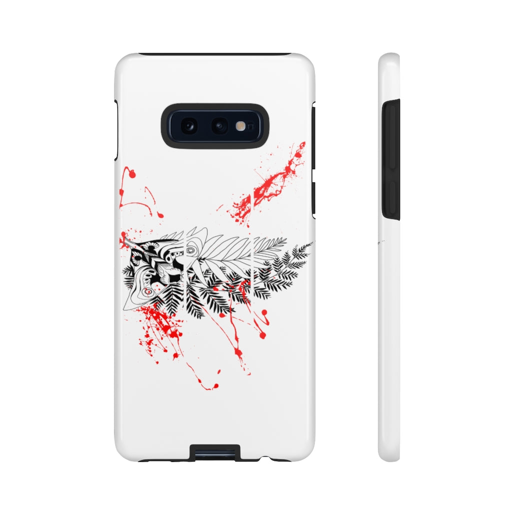 Tough Case - Moth Tattoo White
