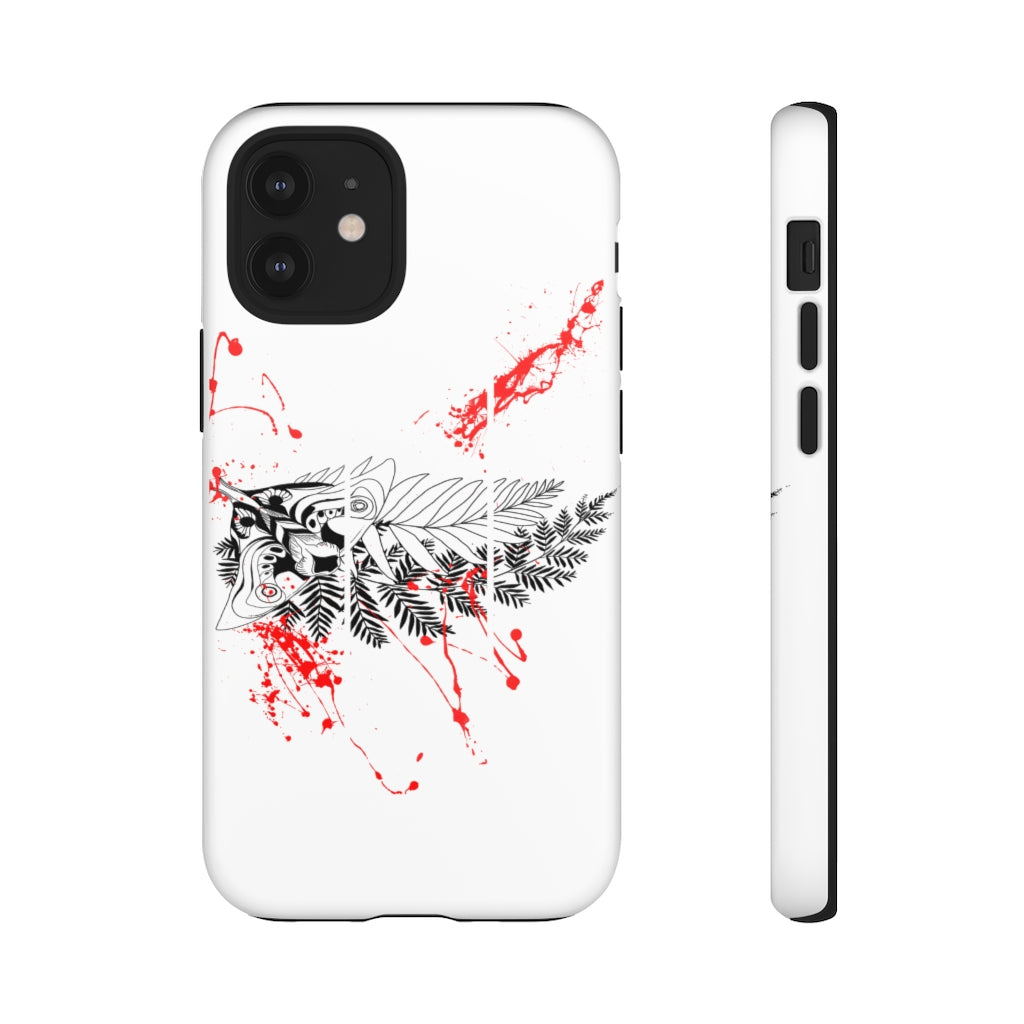 Tough Case - Moth Tattoo White
