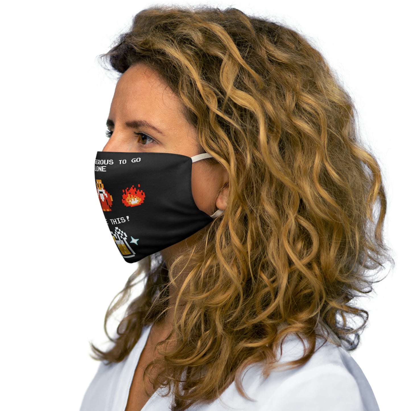 ALS x GSF Face Mask - It's Dangerous to go Alone
