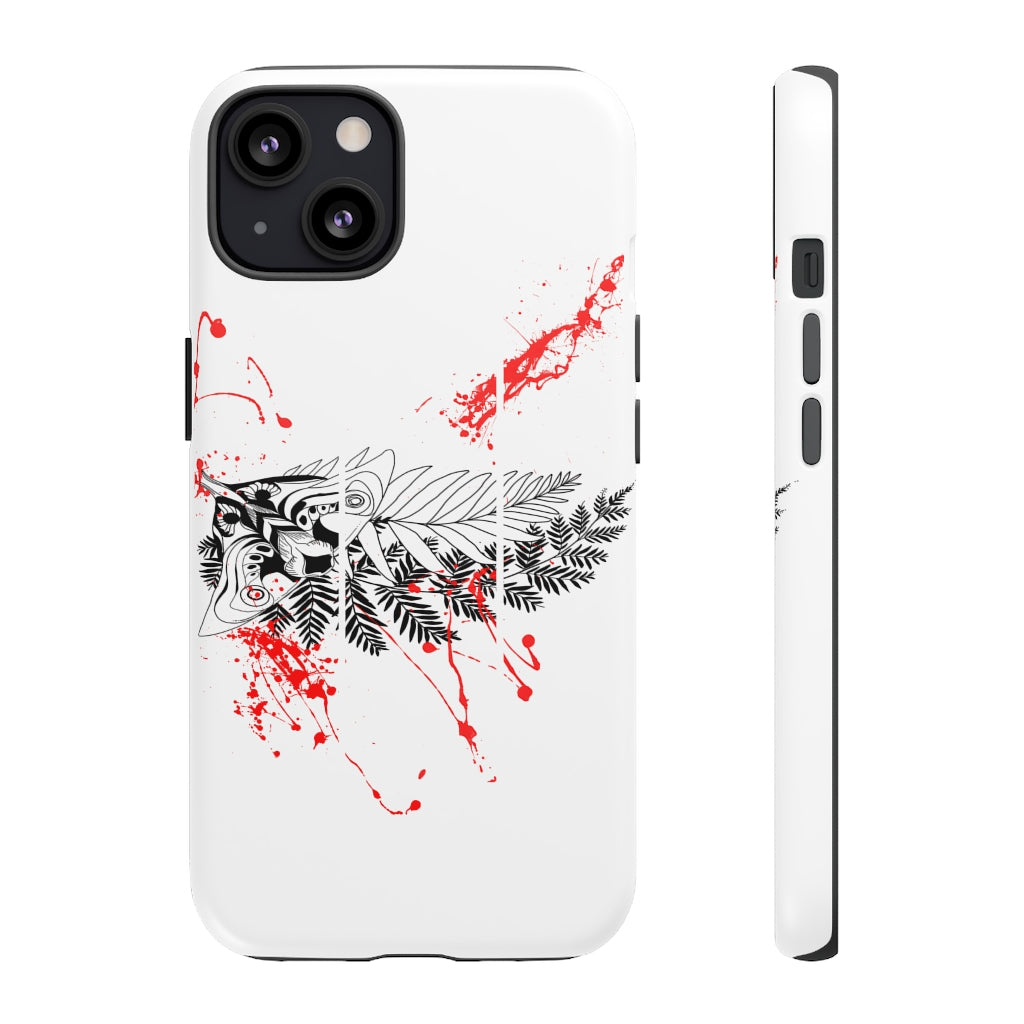 Tough Case - Moth Tattoo White
