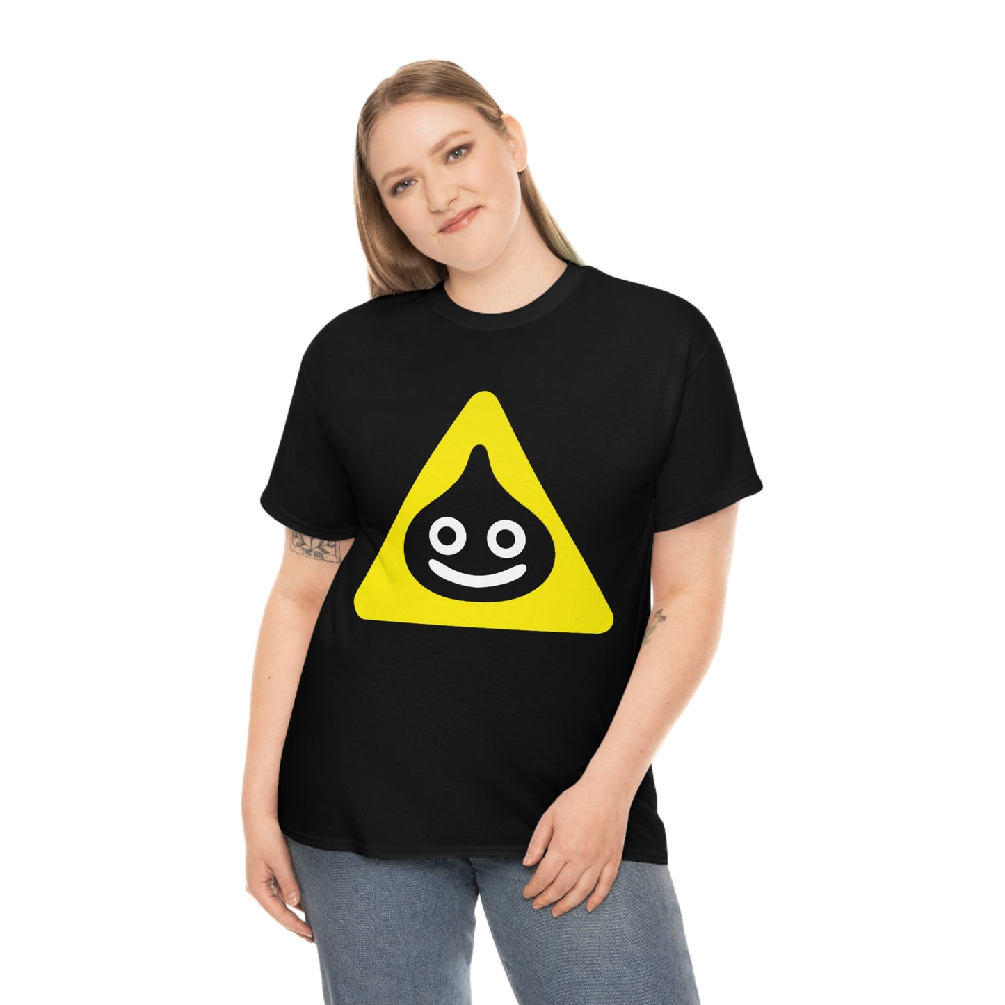 Dragon Quest Men's Tee - Caution Slimery