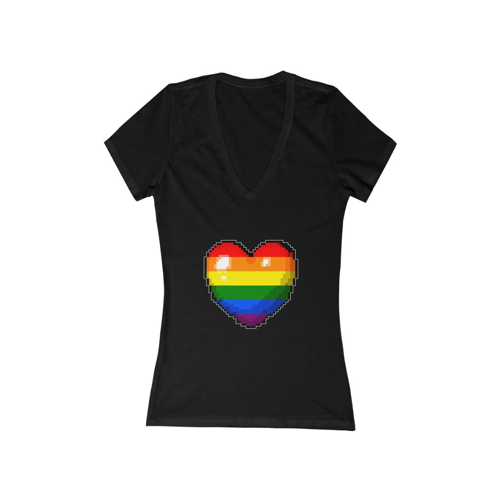 Extra Colorful Life Women's V Tee