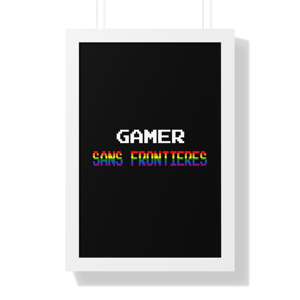 Gamers Sans Frontieres Framed Poster - LGTB+GSF