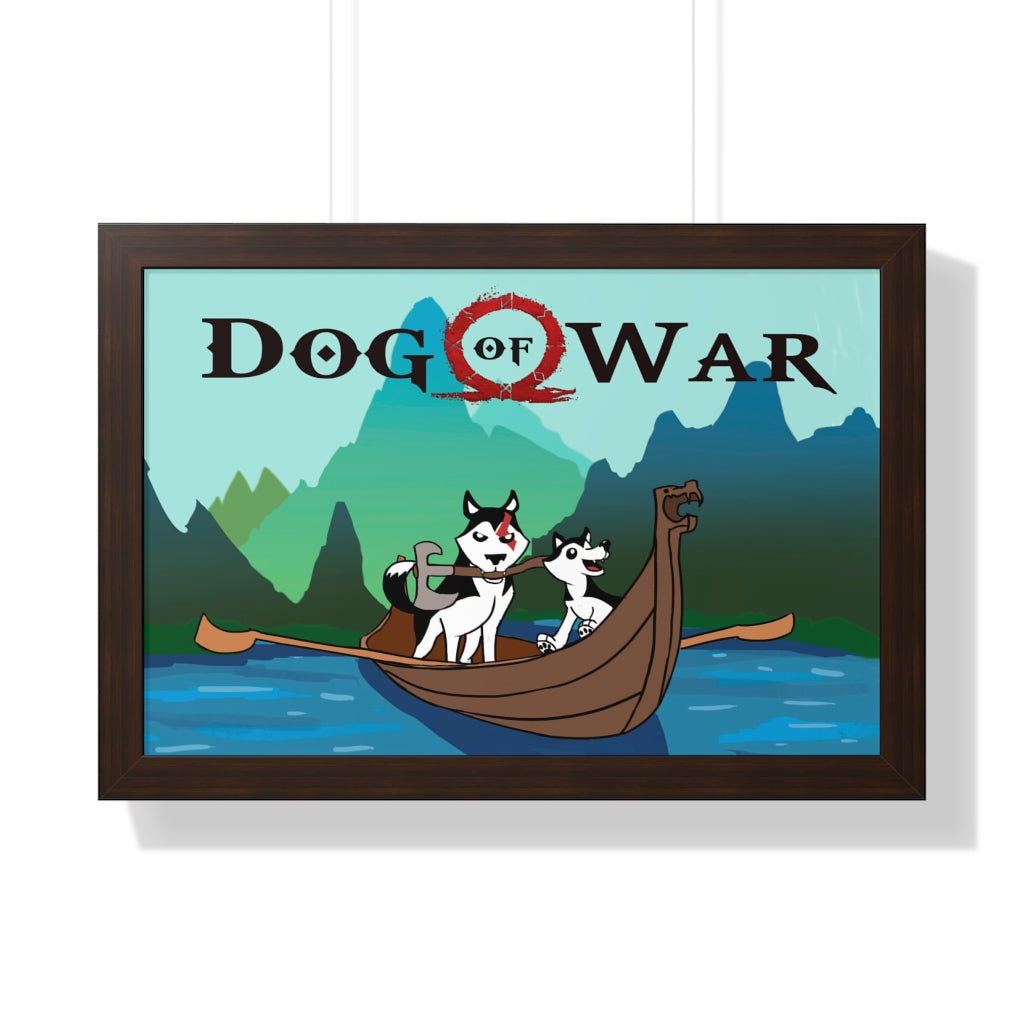 Framed Poster - Dog of War